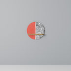 ORANGEY TREASURE Decorative Art Shelf