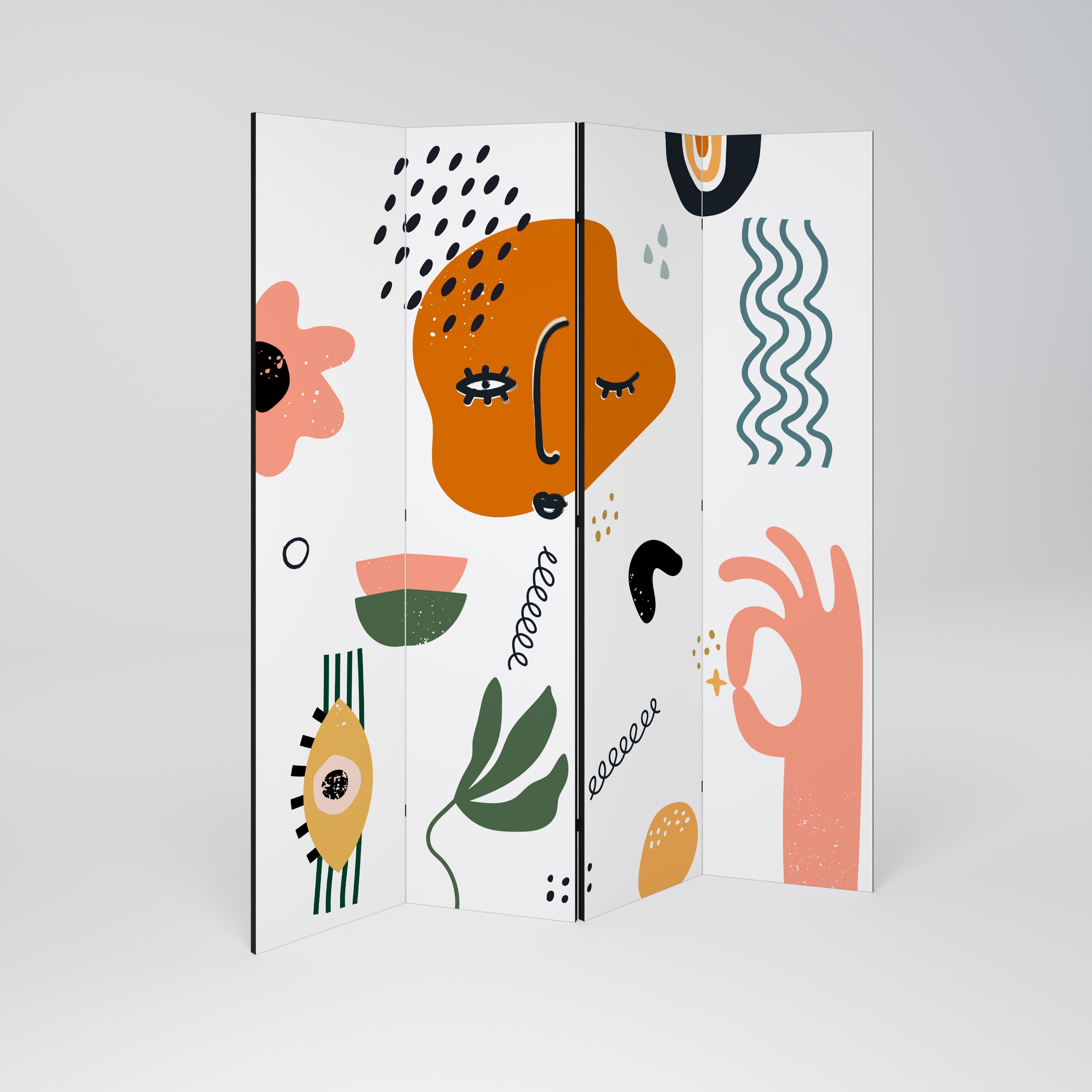 MATISSE WHIMSY 4-Panel Room Divider