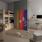 LIVELY FEATURES Dekorativ rumsavdelare – 3 paneler