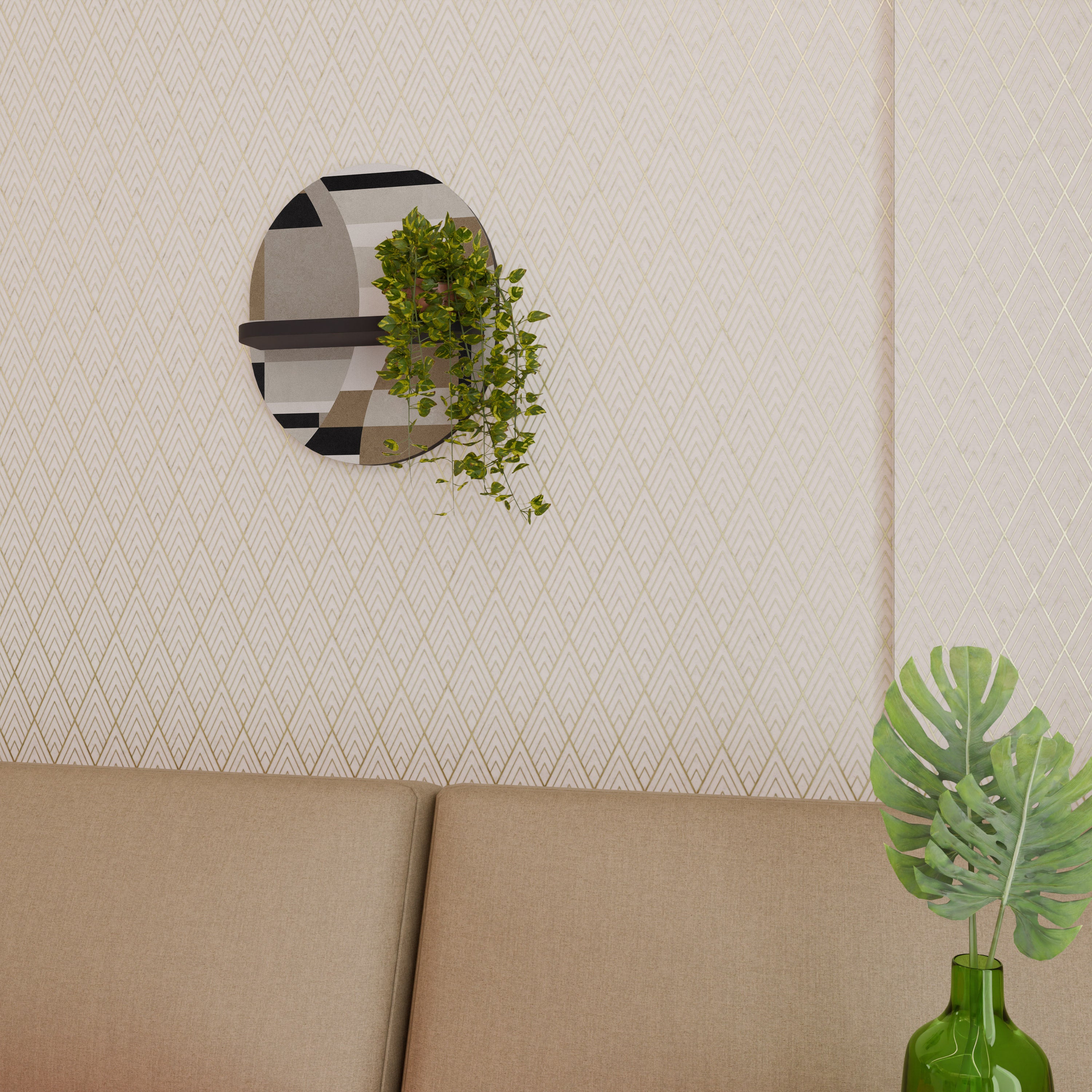 DELICATE MEMENTO Decorative Art Shelf