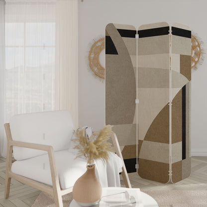 DELICATE MEMENTO 3-Panel Plywood Room Divider