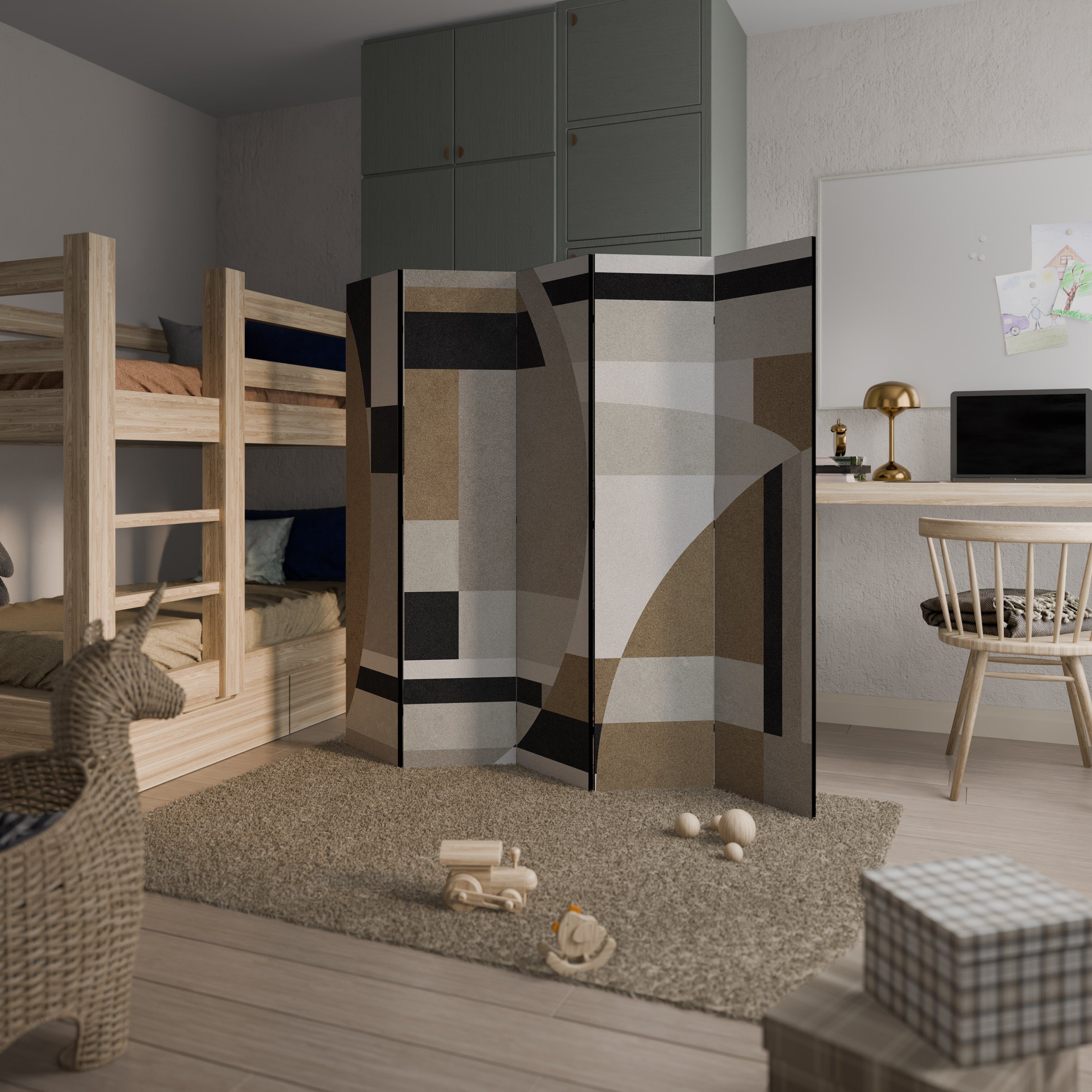 DELICATE MEMENTO Παραβάν με 5 πάνελ