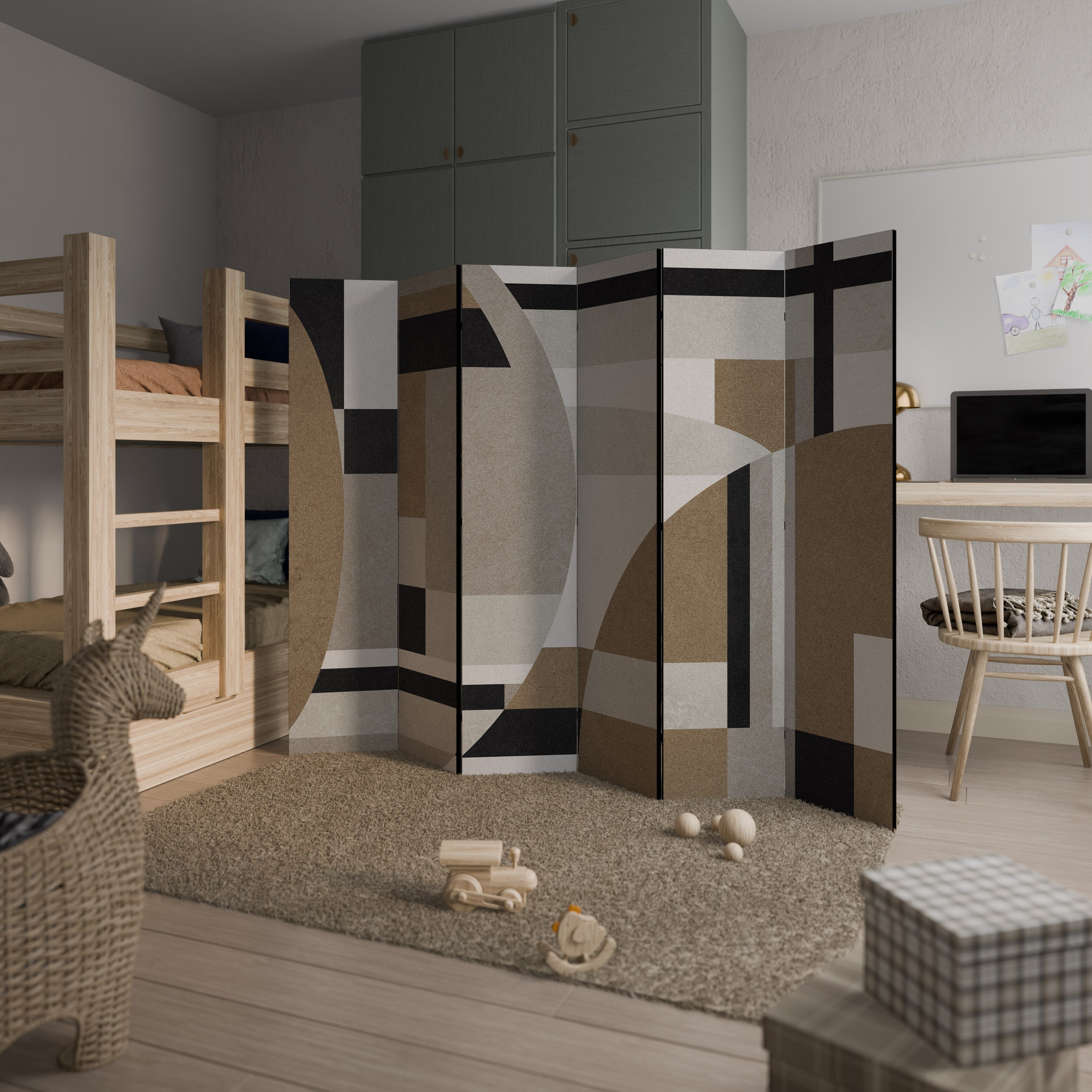 DELICATE MEMENTO Παραβάν με 6 πάνελ