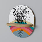 DEER OF COLOR Decorative Art Shelf