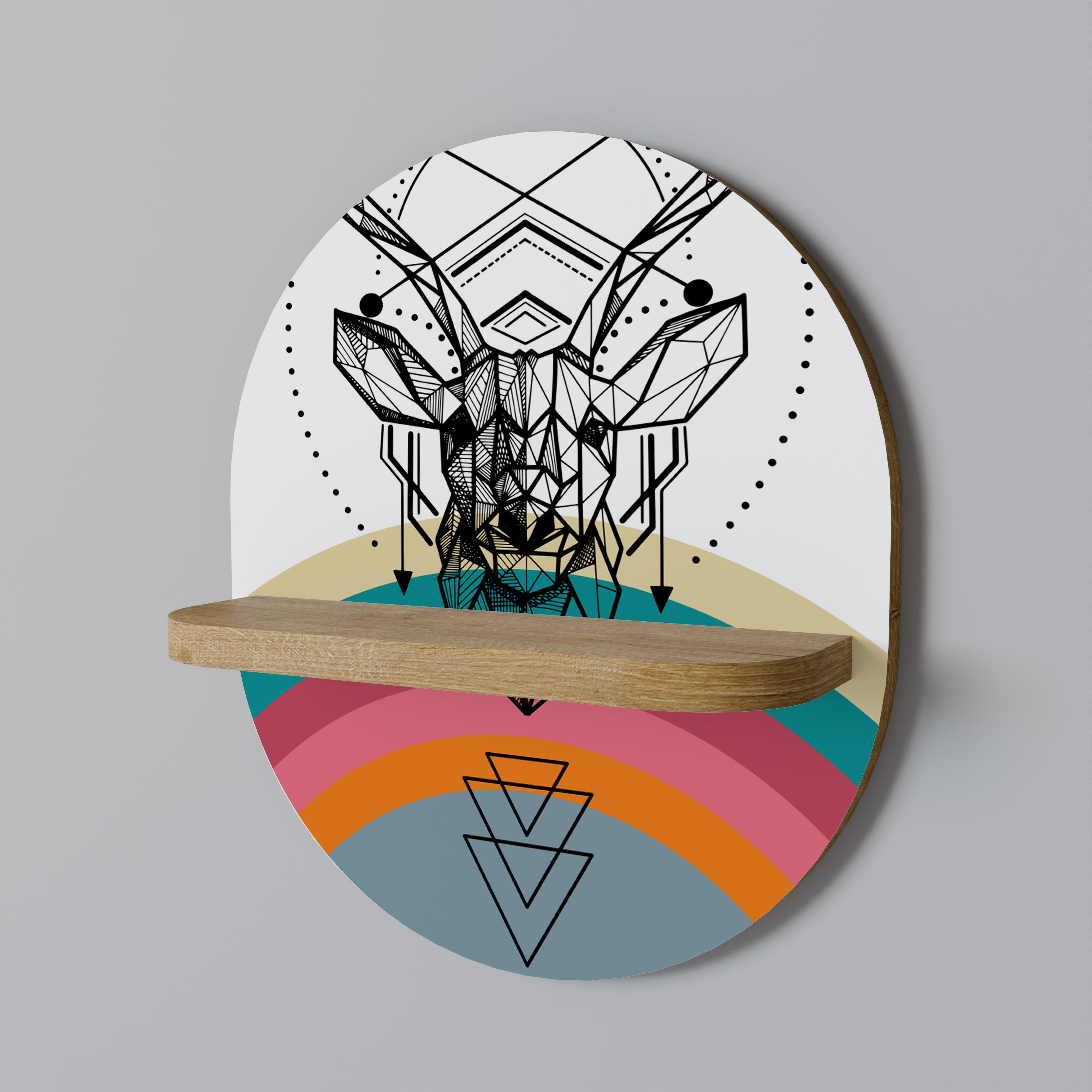 DEER OF COLOR Decorative Art Shelf
