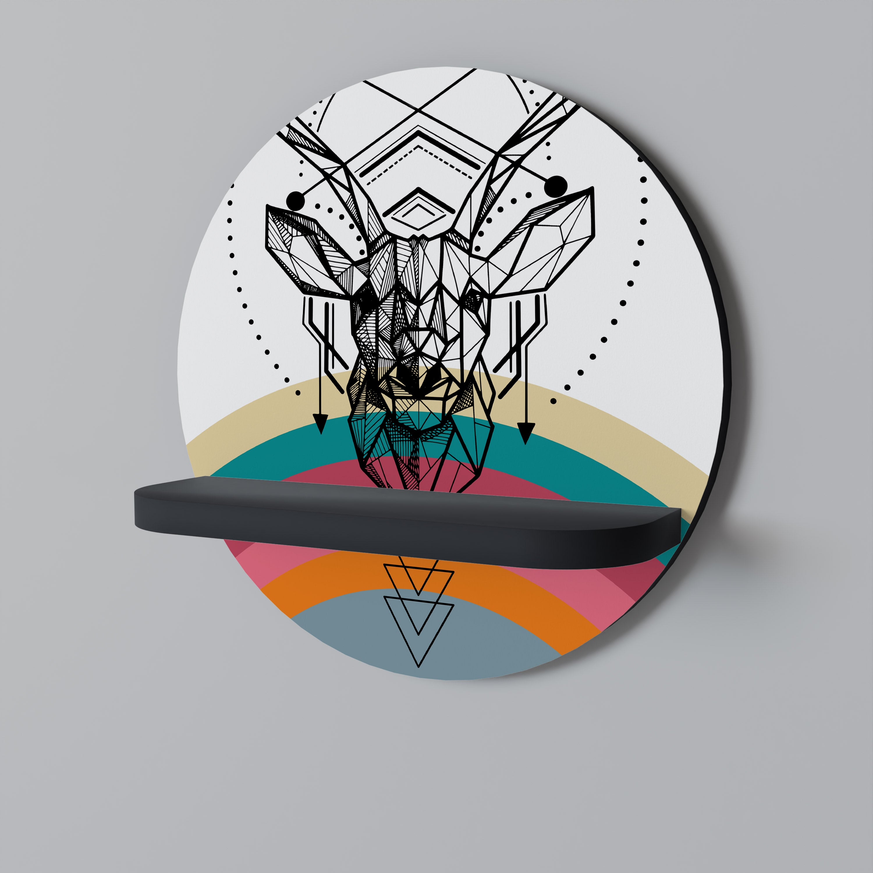 DEER OF COLOR Decorative Art Shelf