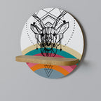 DEER OF COLOR Decorative Art Shelf