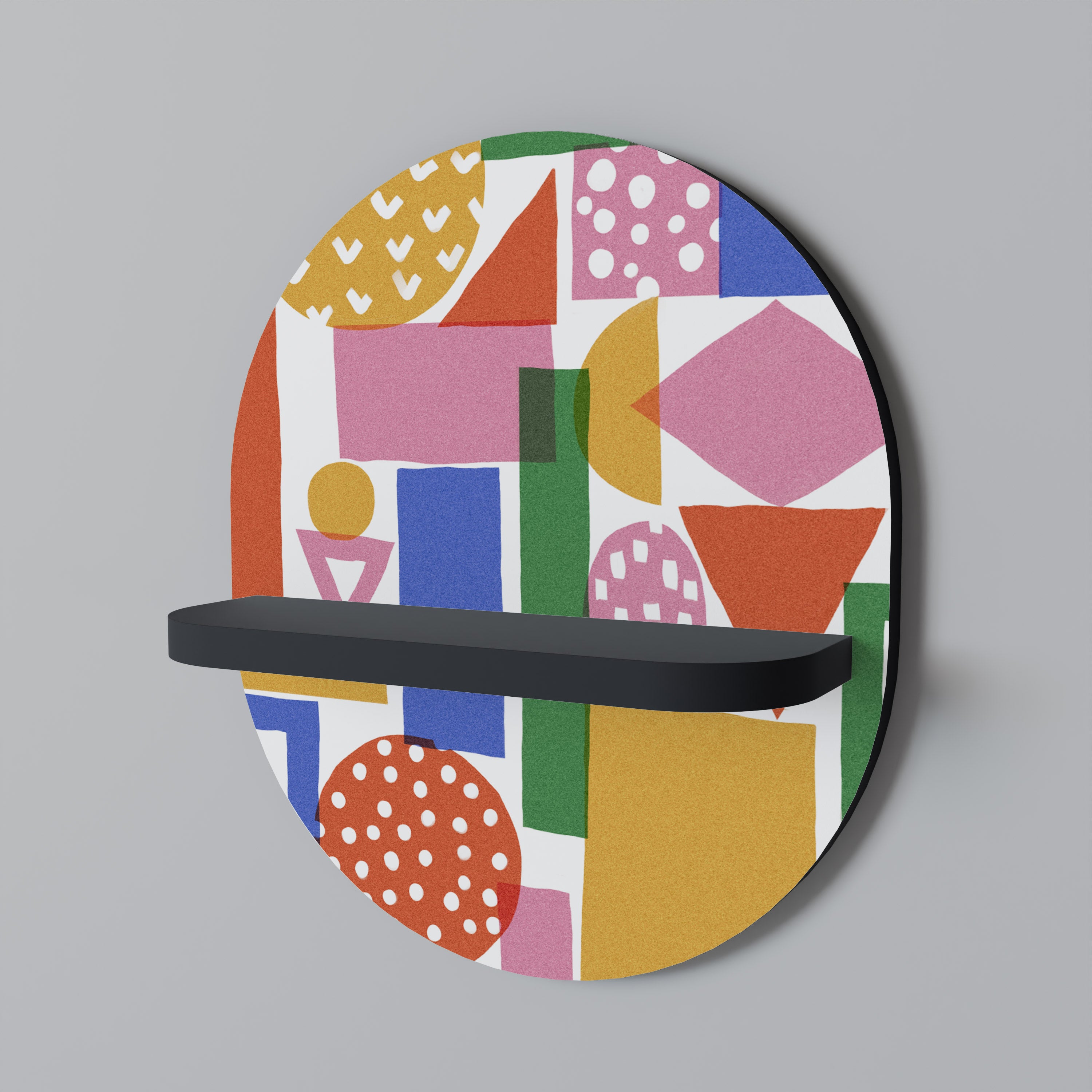 GEOMETRIC GLIMMER Decorative Art Shelf