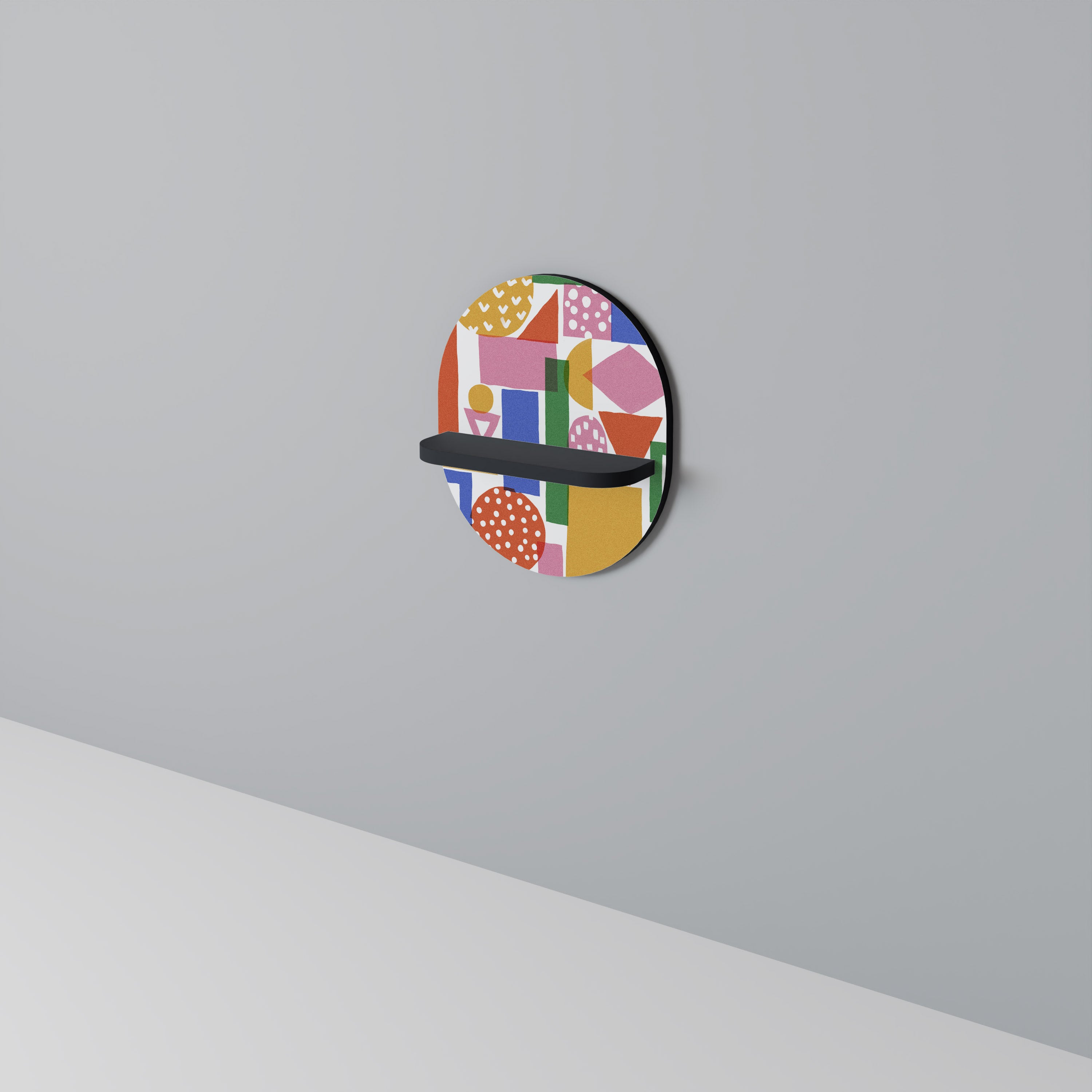 GEOMETRIC GLIMMER Art Shelf