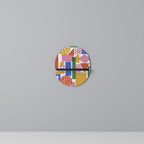 GEOMETRIC GLIMMER Decorative Art Shelf