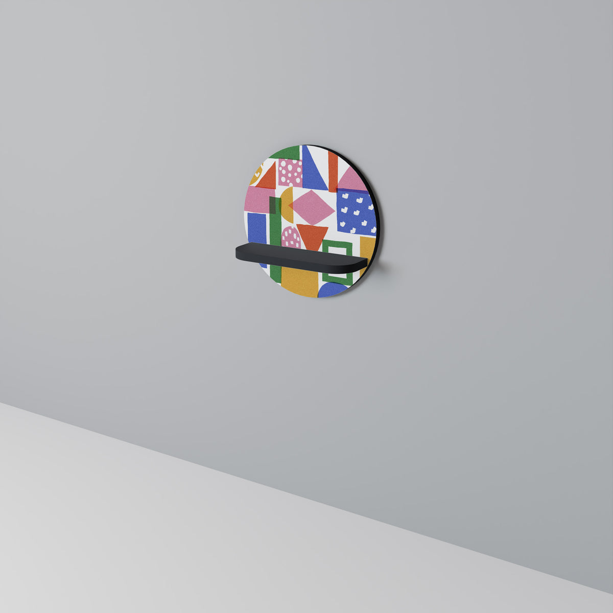 GEOMETRIC GLIMMER Art Shelf