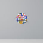 GEOMETRIC GLIMMER Decorative Art Shelf