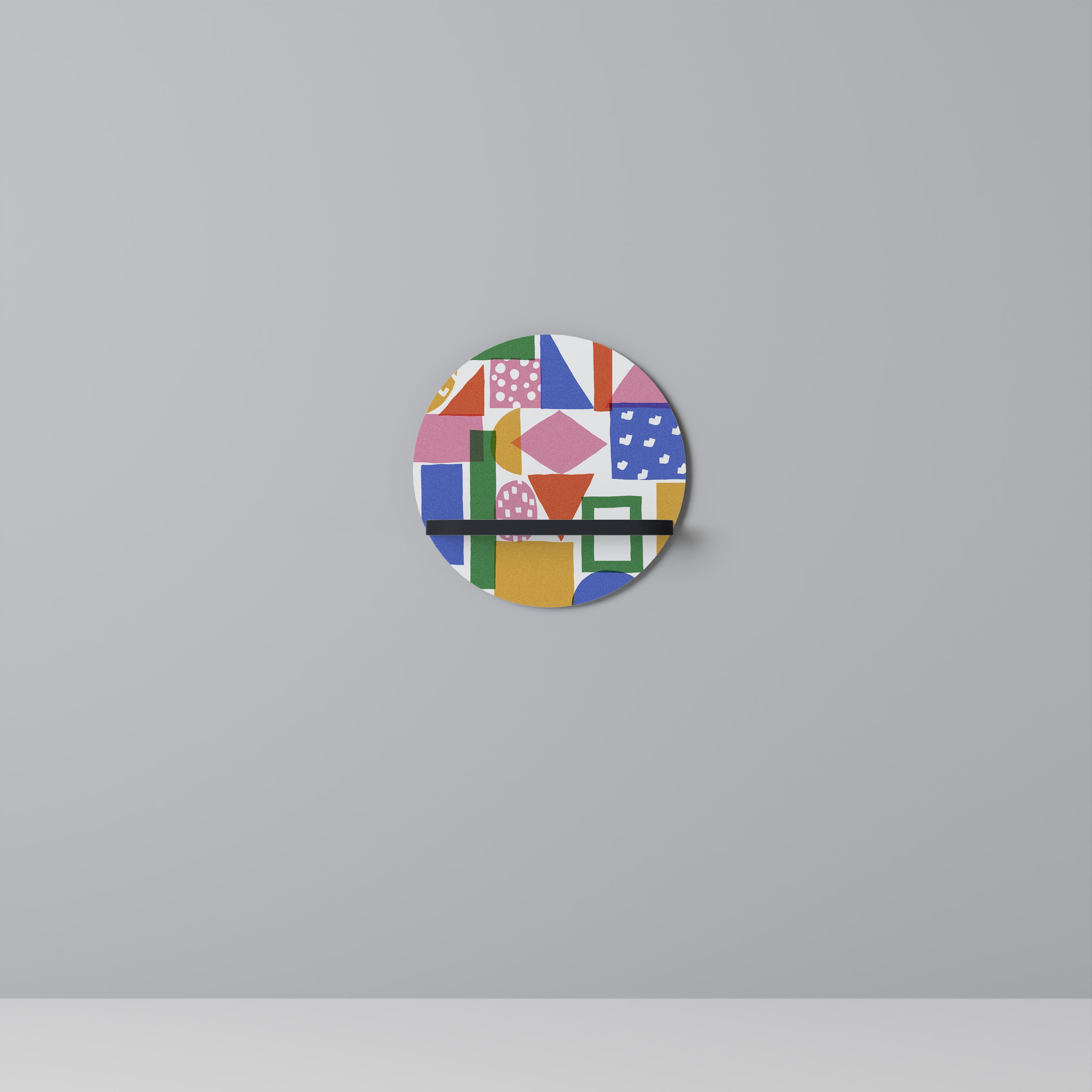 GEOMETRIC GLIMMER Decorative Art Shelf