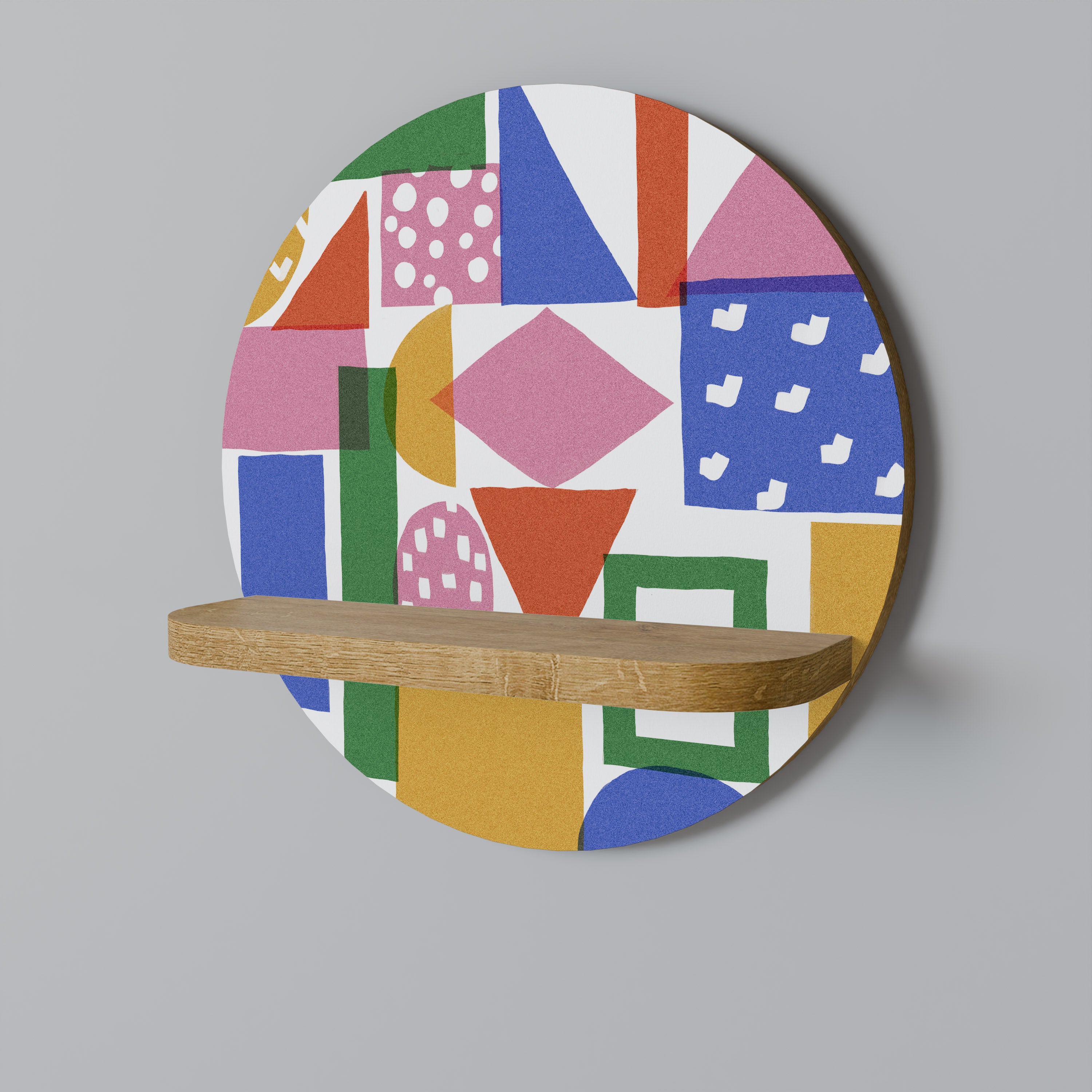 GEOMETRIC GLIMMER Decorative Art Shelf