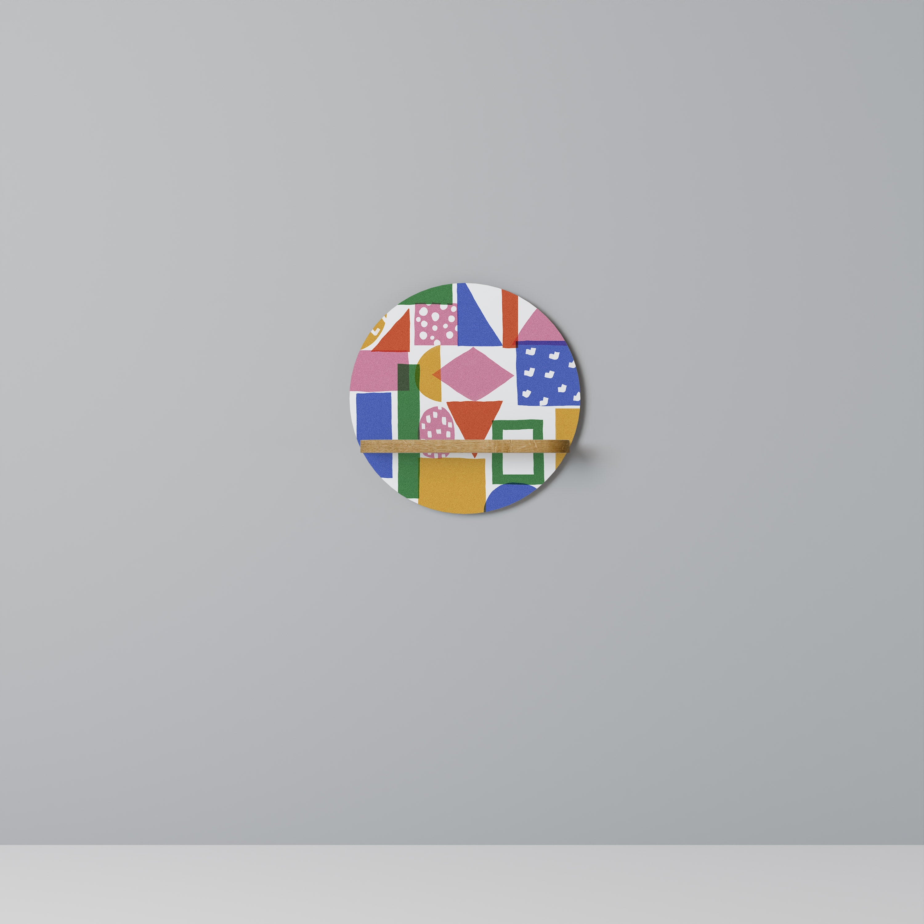 GEOMETRIC GLIMMER Decorative Art Shelf