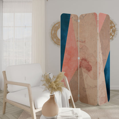 PEONY INTERIOR 3-Panel Plywood Room Divider