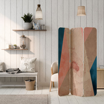 PEONY INTERIOR 3-Panel Plywood Room Divider