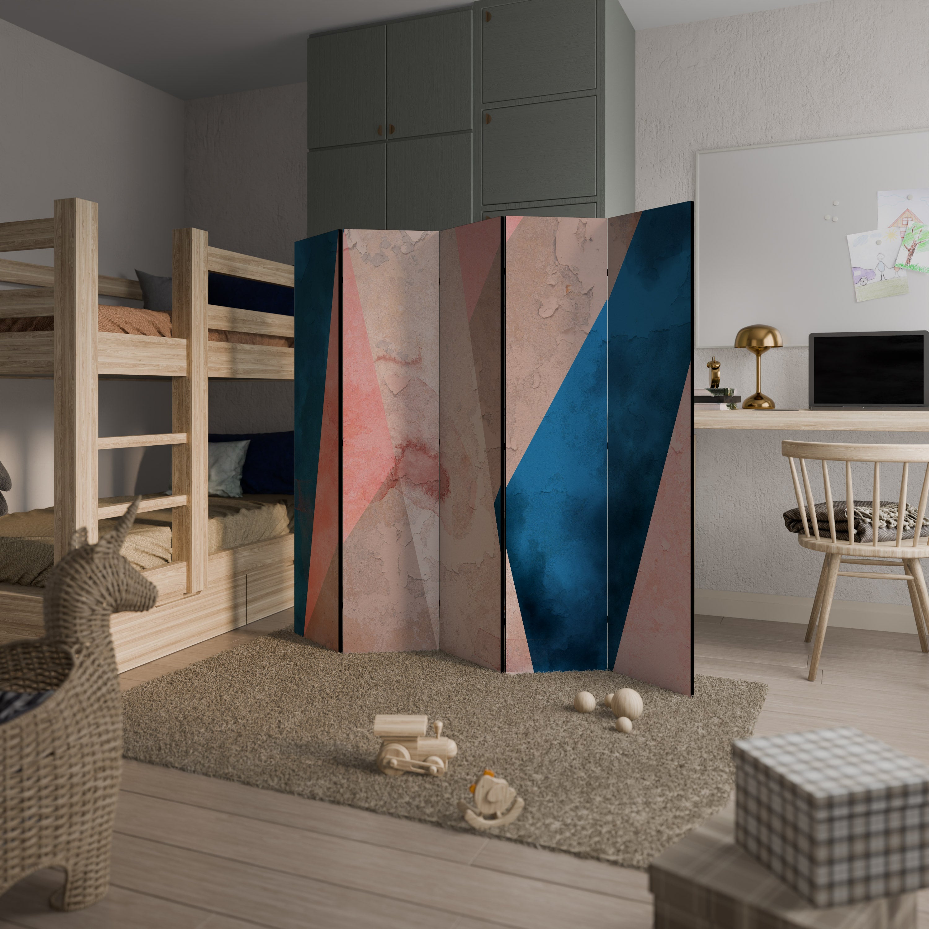 PEONY INTERIOR Παραβάν με 5 πάνελ