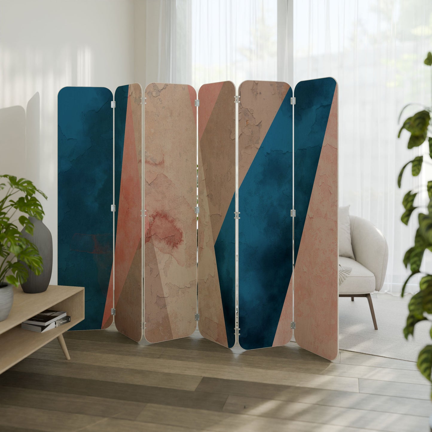 PEONY INTERIOR 6-Panel Plywood Room Divider