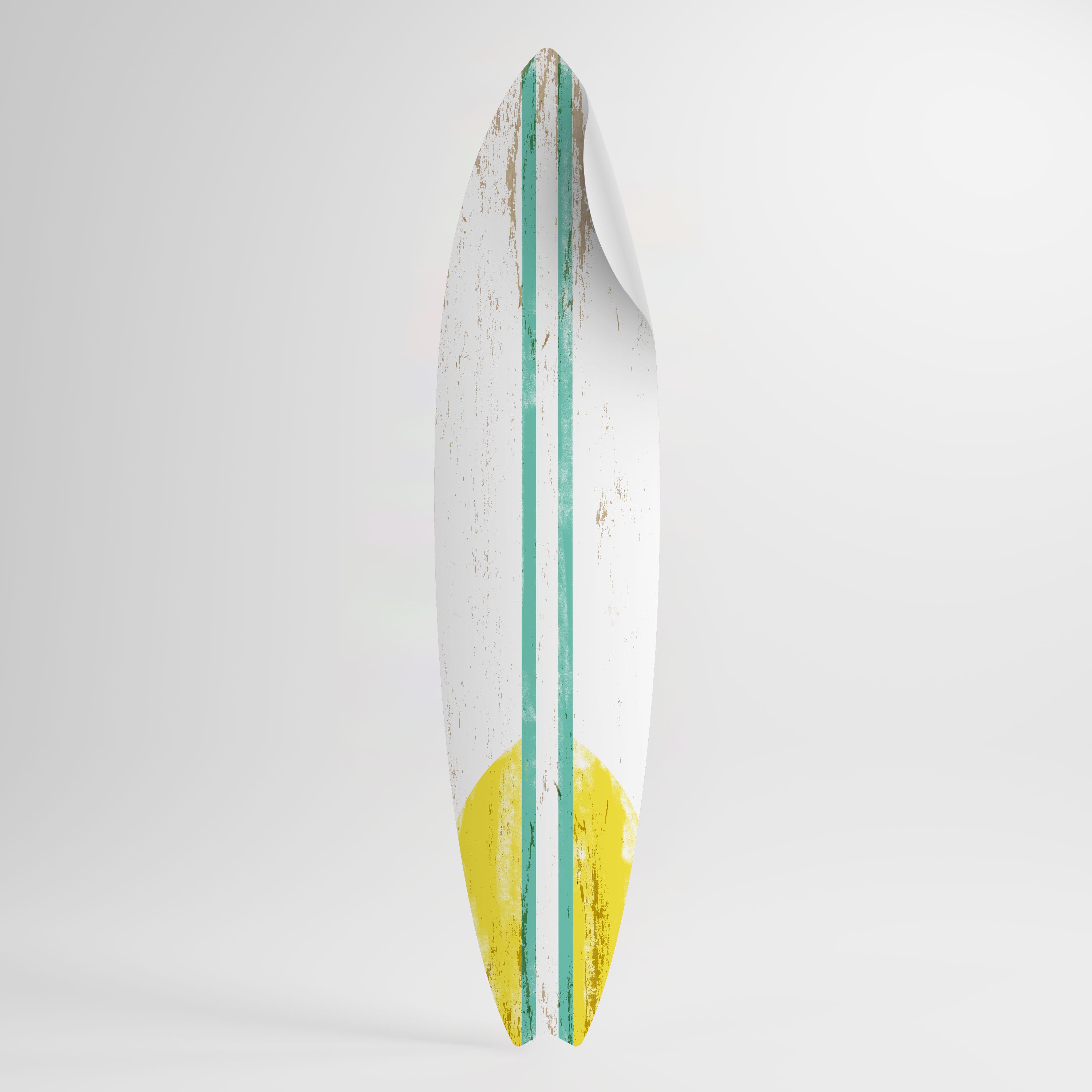 SUNSET RIDER Peel and Stick Surfboard Sticker