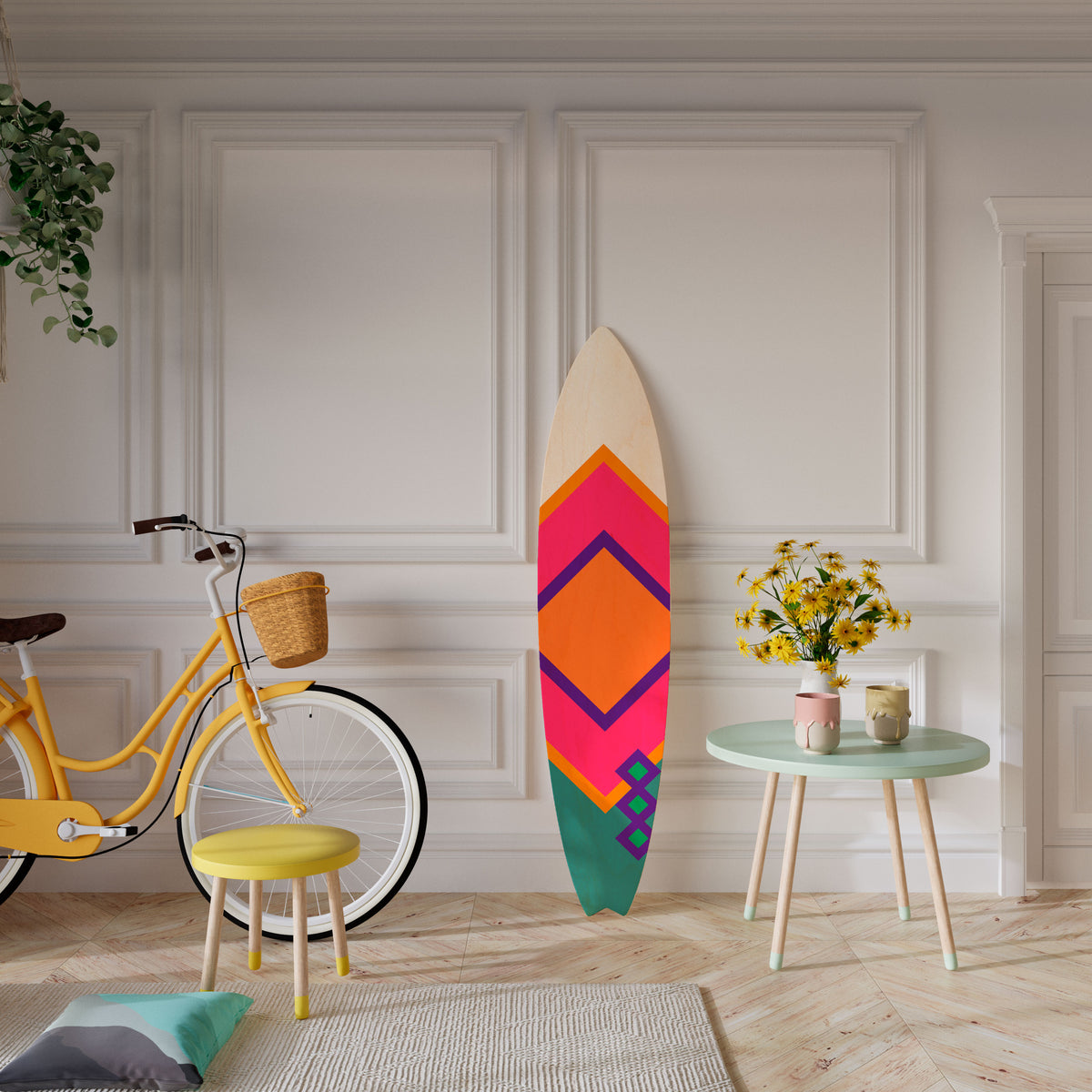 LUMINOUS BRILLIANCE Surfboard Decorative Panel