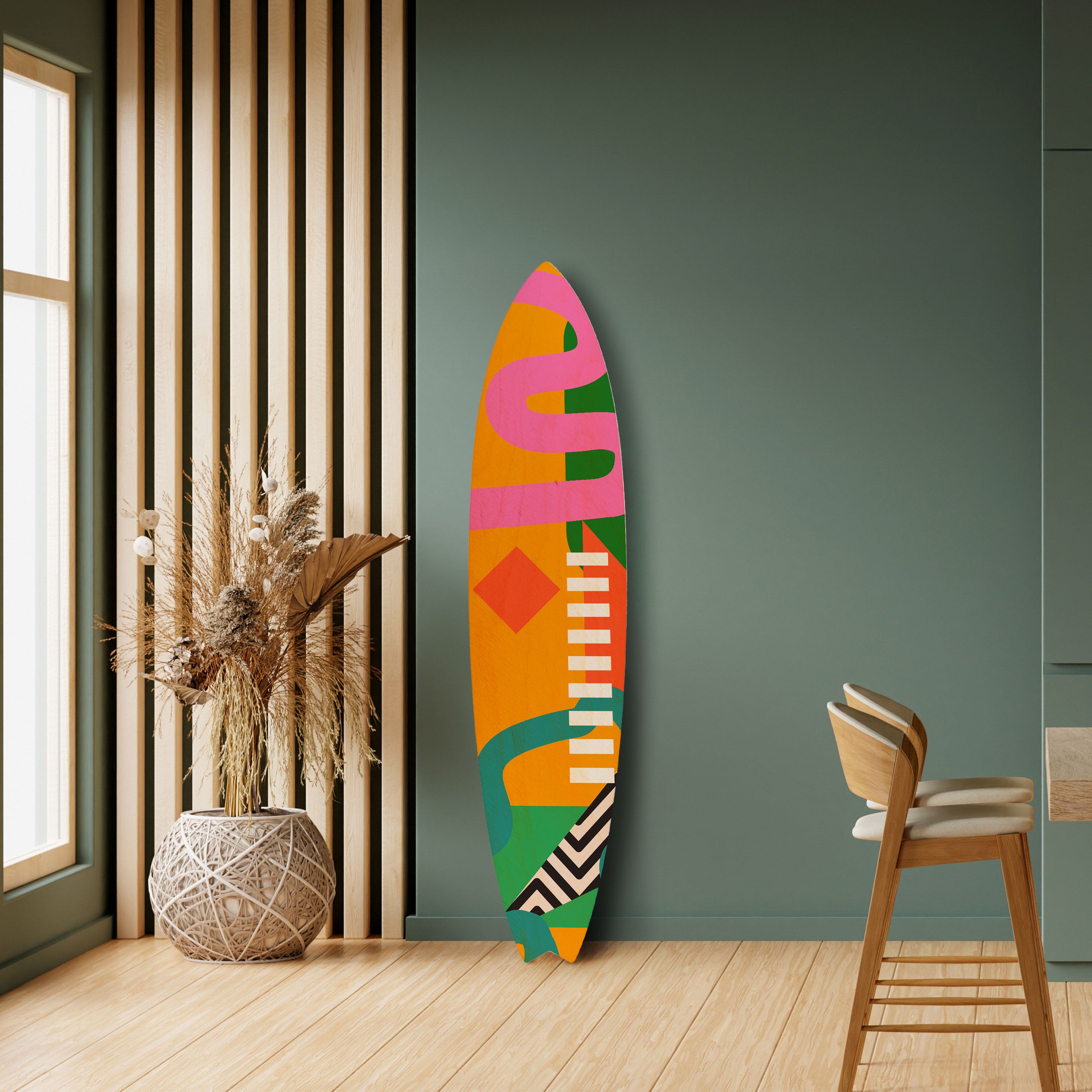 VIBRANT ENERGY Dekorativ Surfbräda