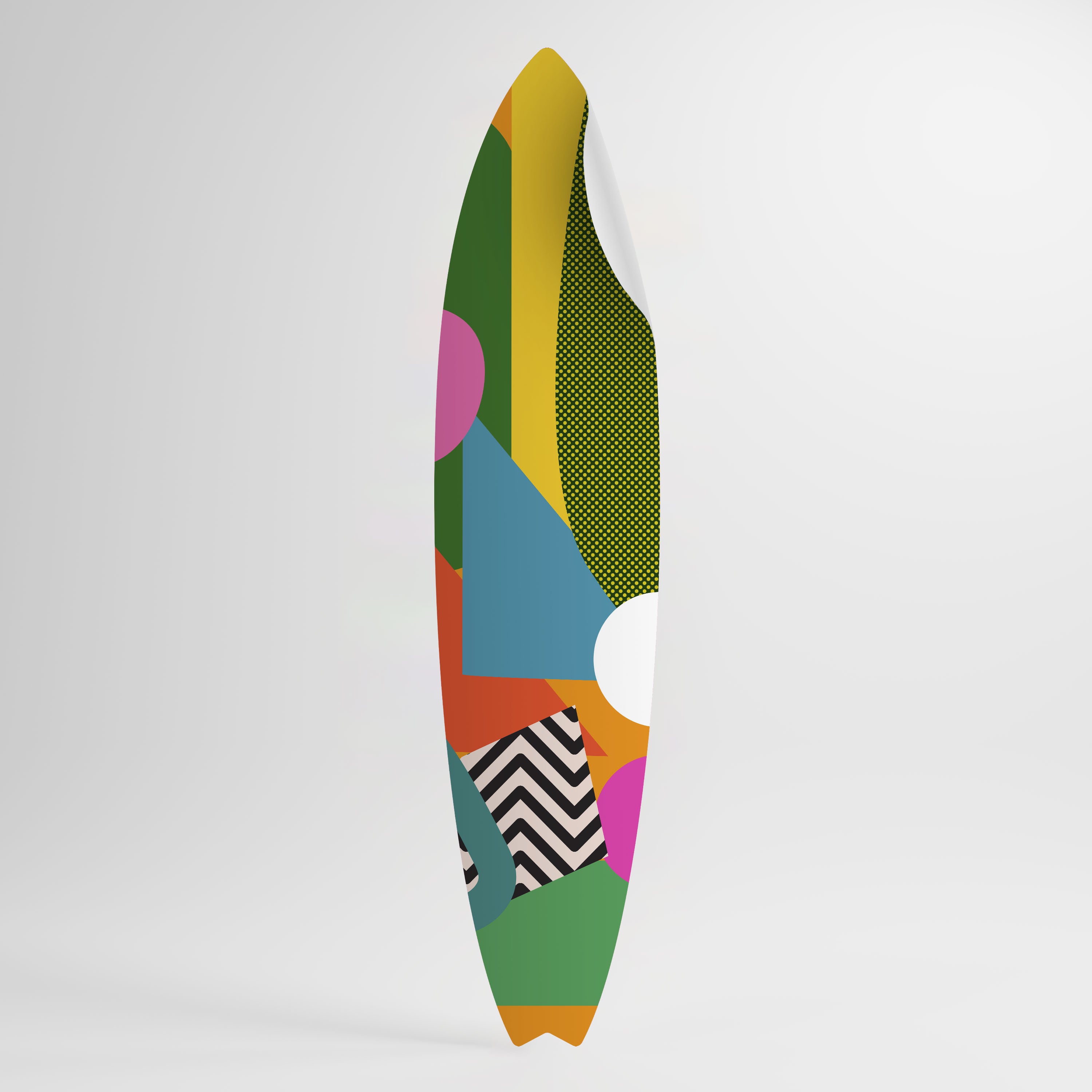 RADIANT HUES Peel and Stick Surfboard Sticker