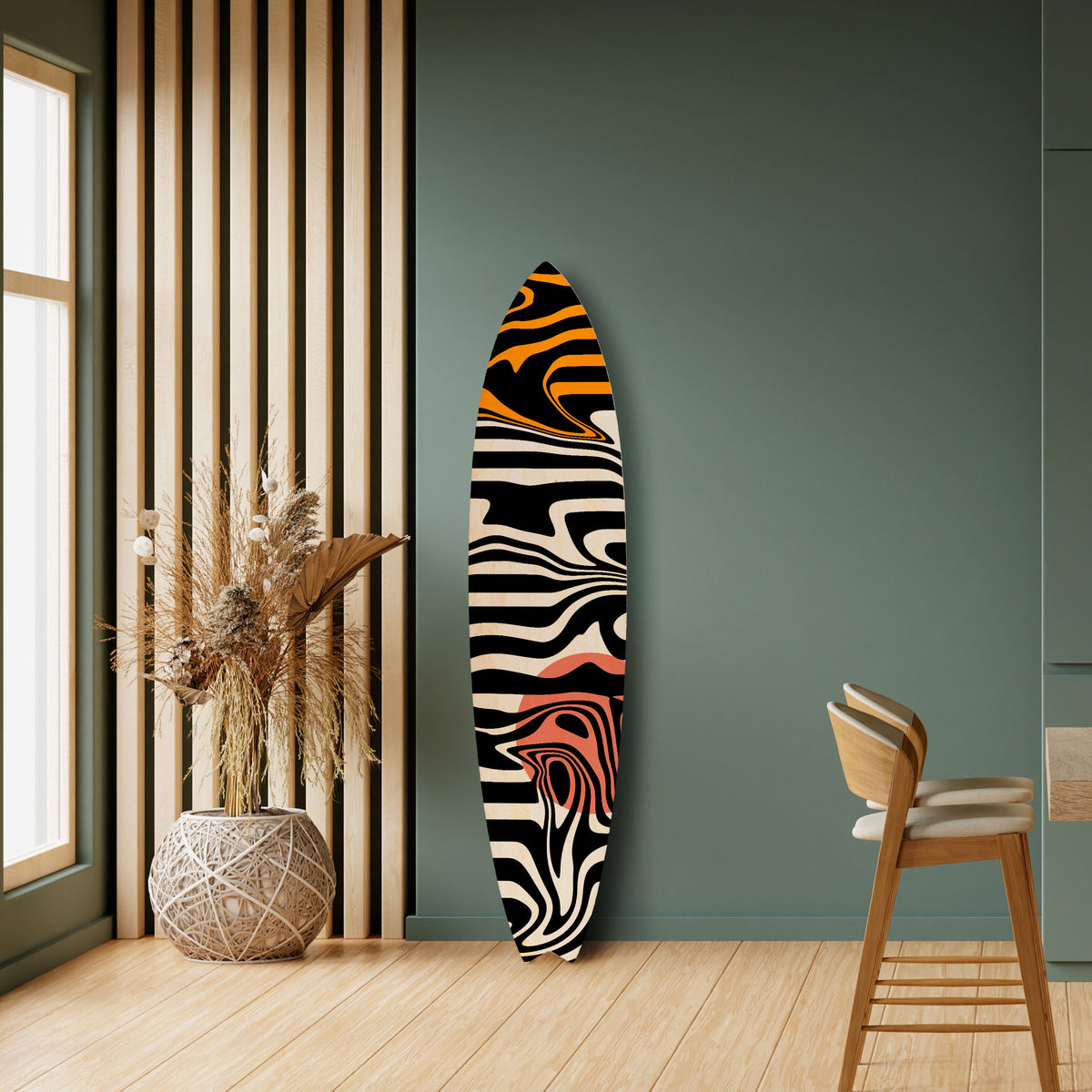 RIPPLE FLOW Deko-Surfboard