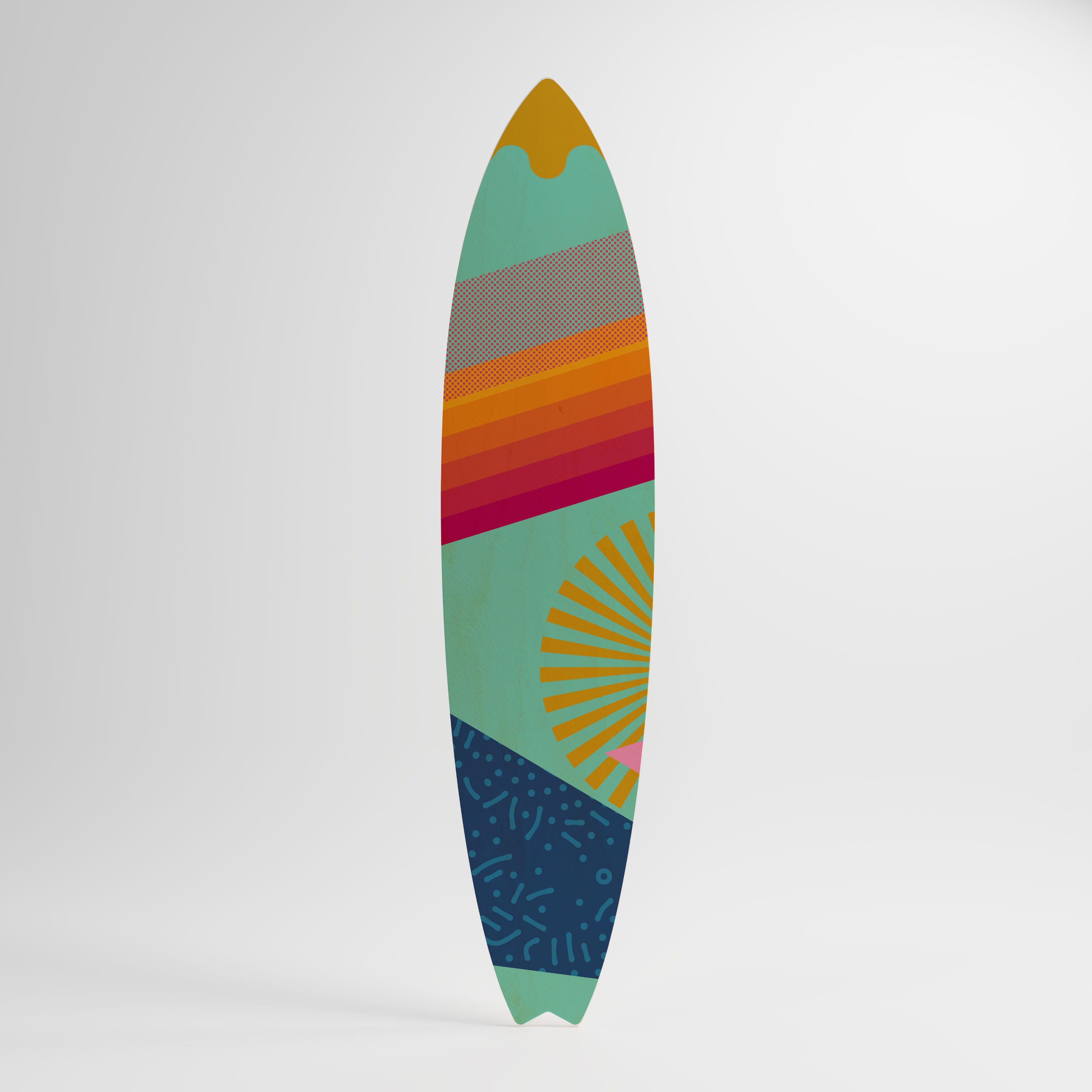 DAYBREAK BLISS Dekorativ Surfbräda