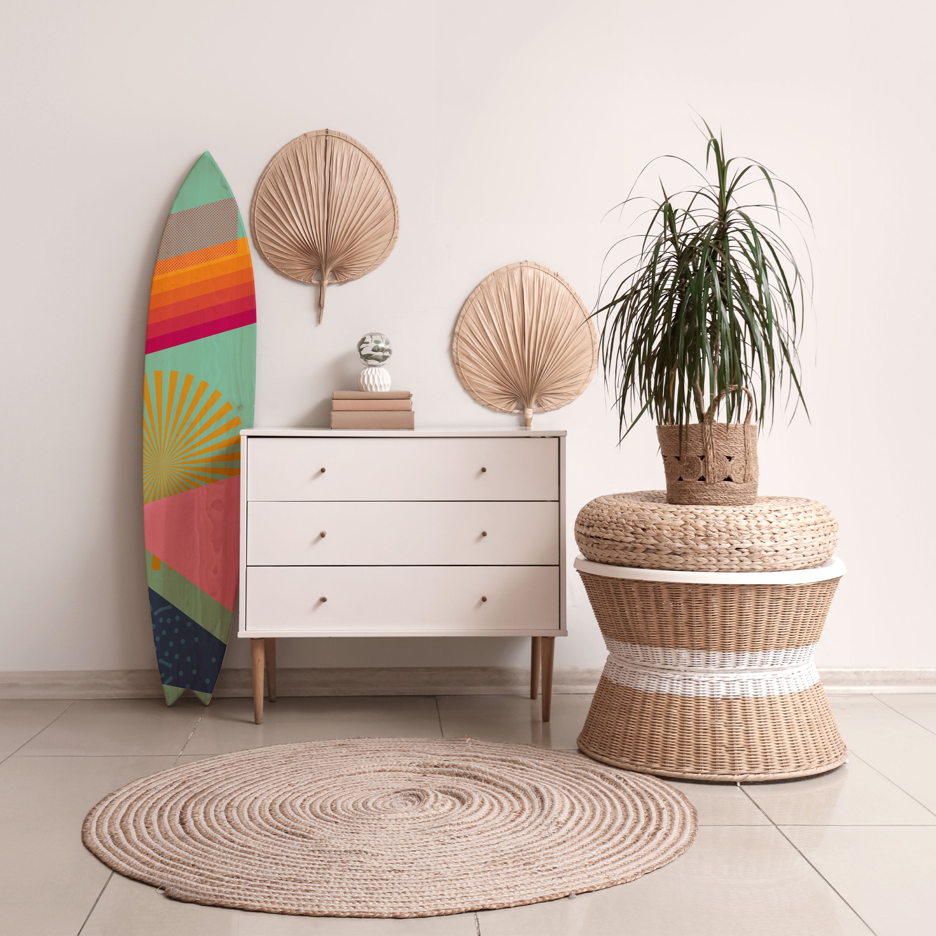 NEW DAYLIGHT Dekorativ Surfbräda