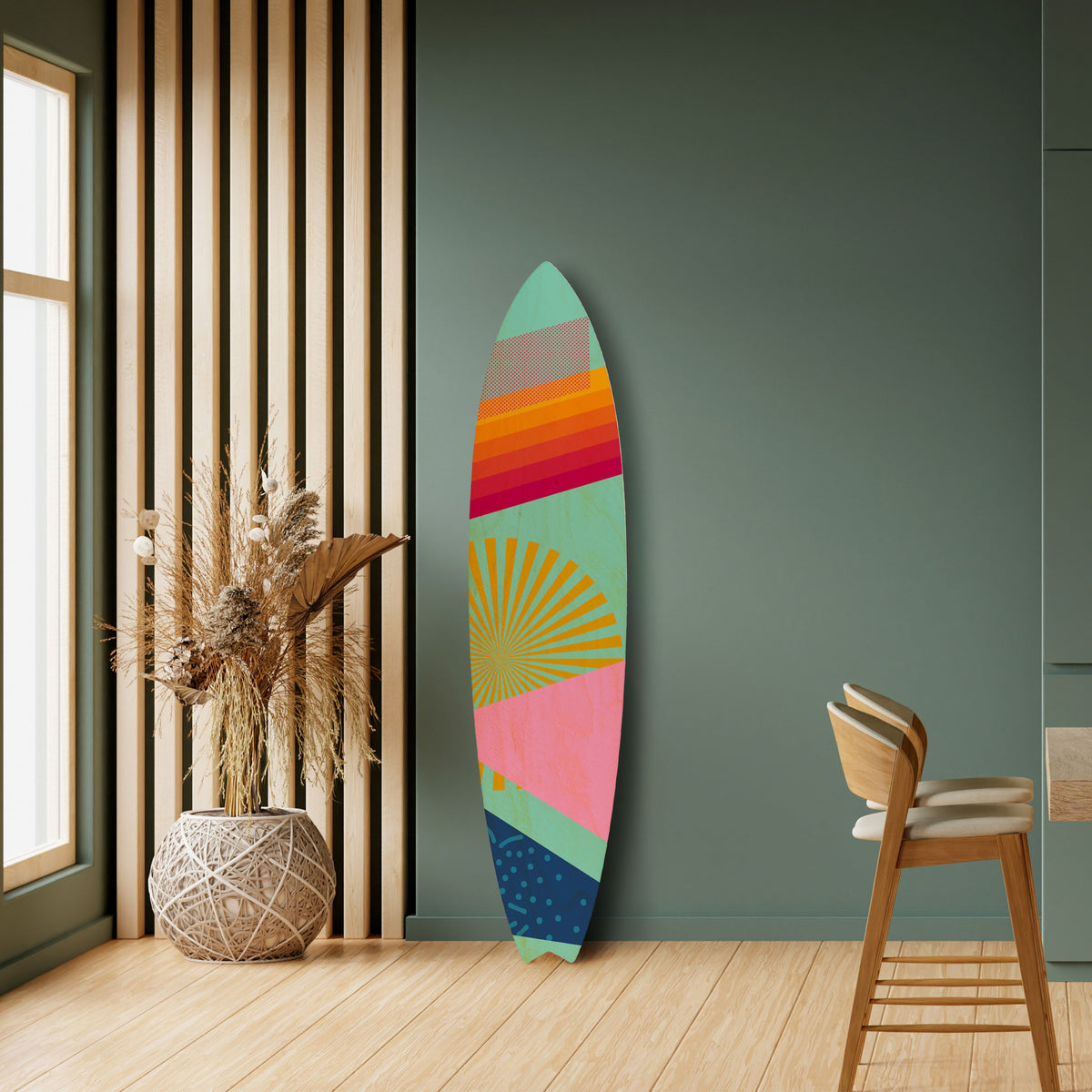 NEW DAYLIGHT Panel decorativo de tabla de surf