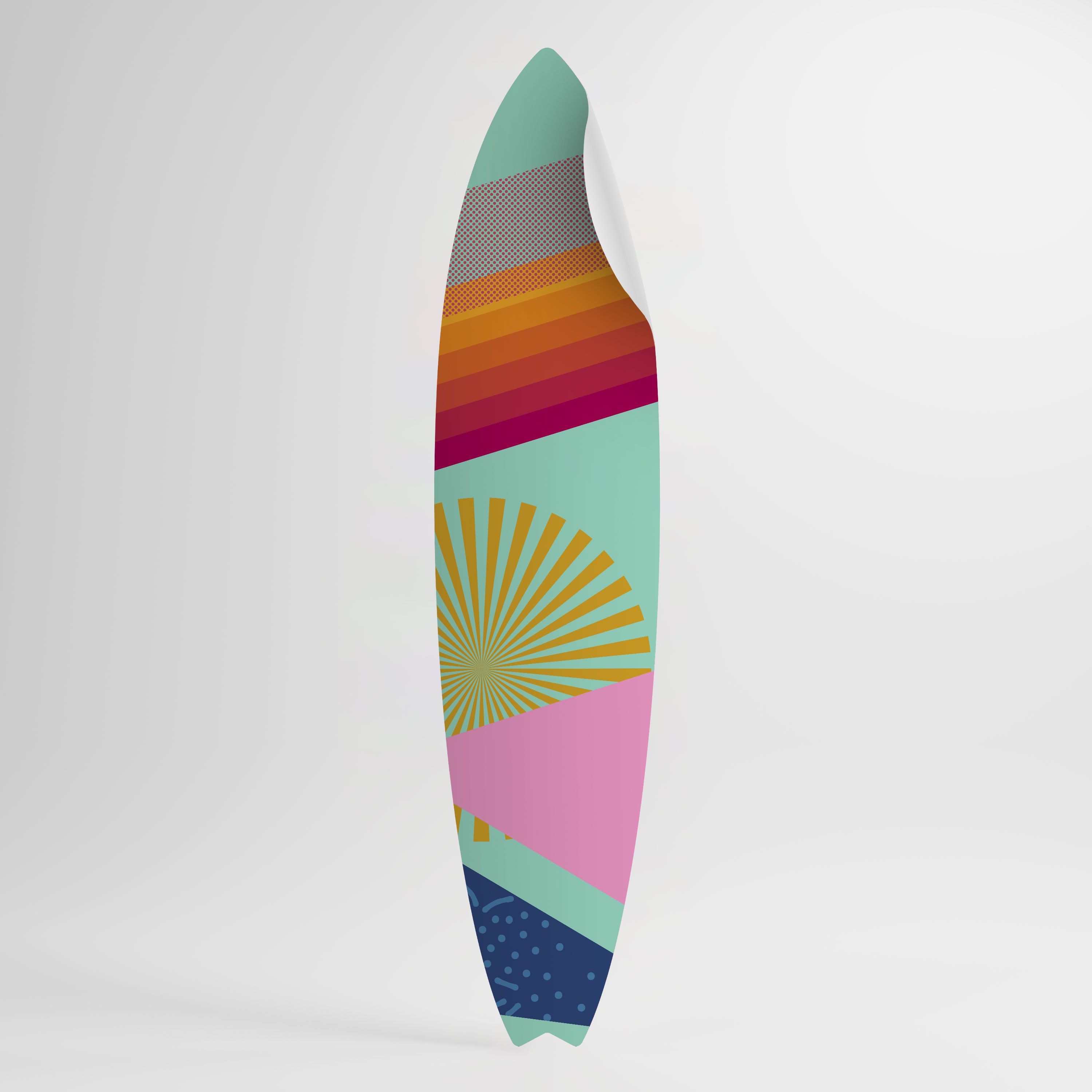 NEW DAYLIGHT Peel and Stick Surfboard Sticker
