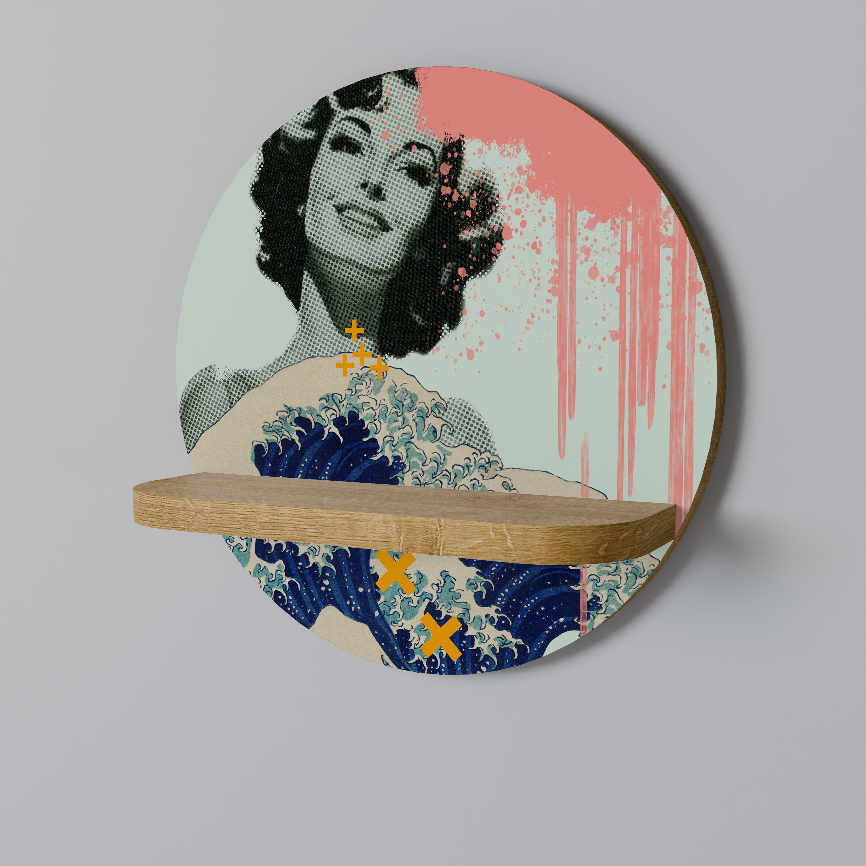 KANAGAWA BEAUTY Decorative Art Shelf