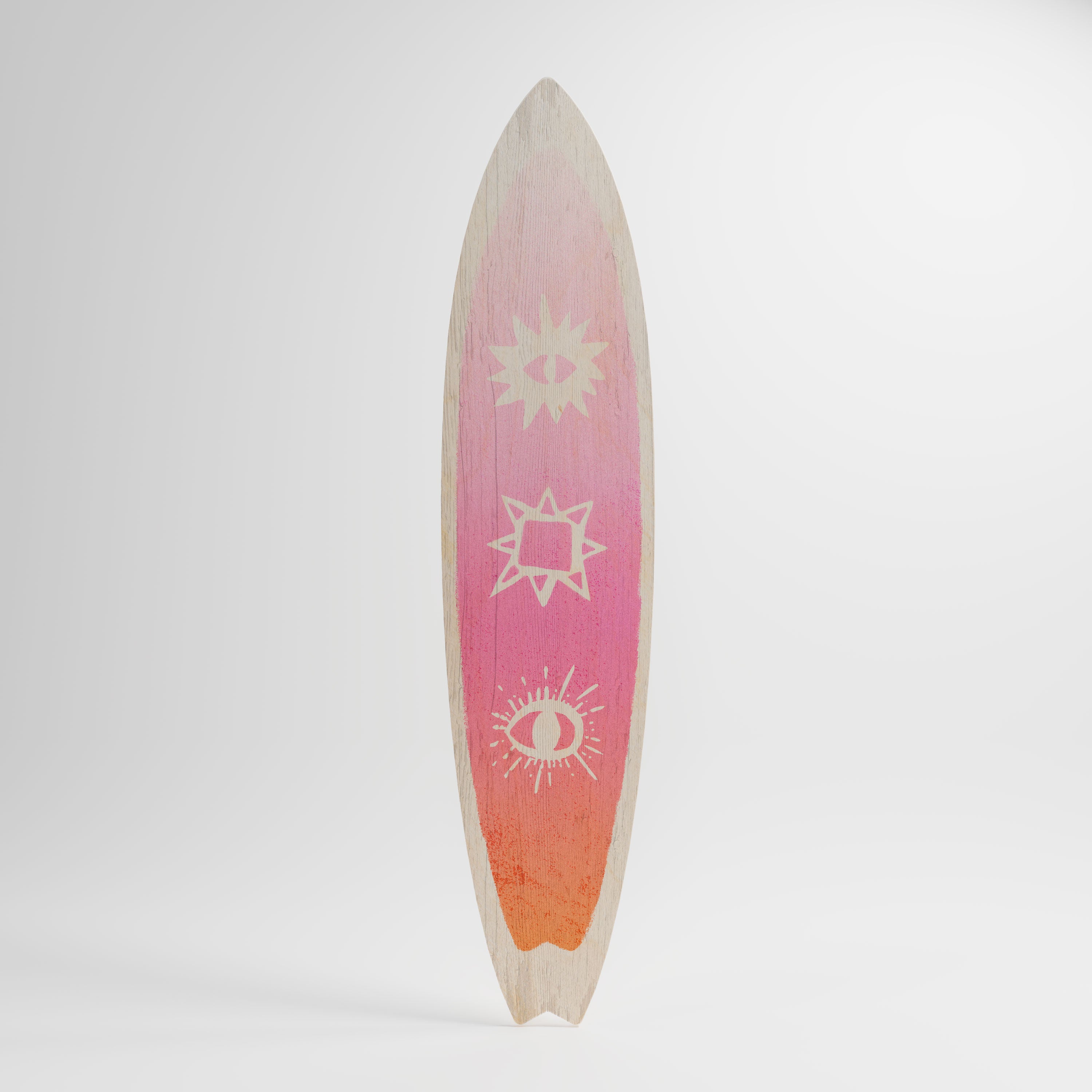 DAZZLING DESIGN Panel decorativo de tabla de surf