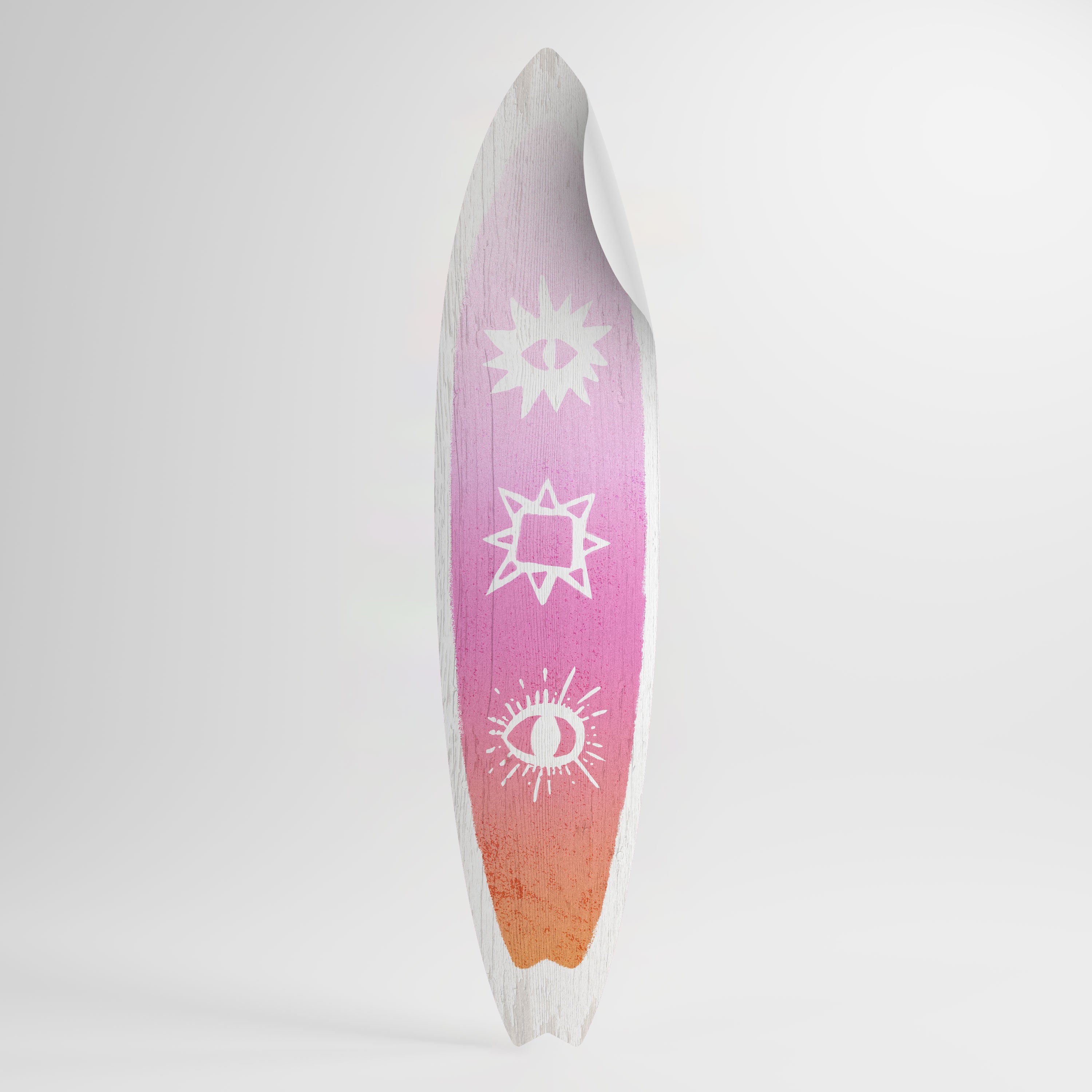 DAZZLING DESIGN Peel and Stick Surfboard Sticker