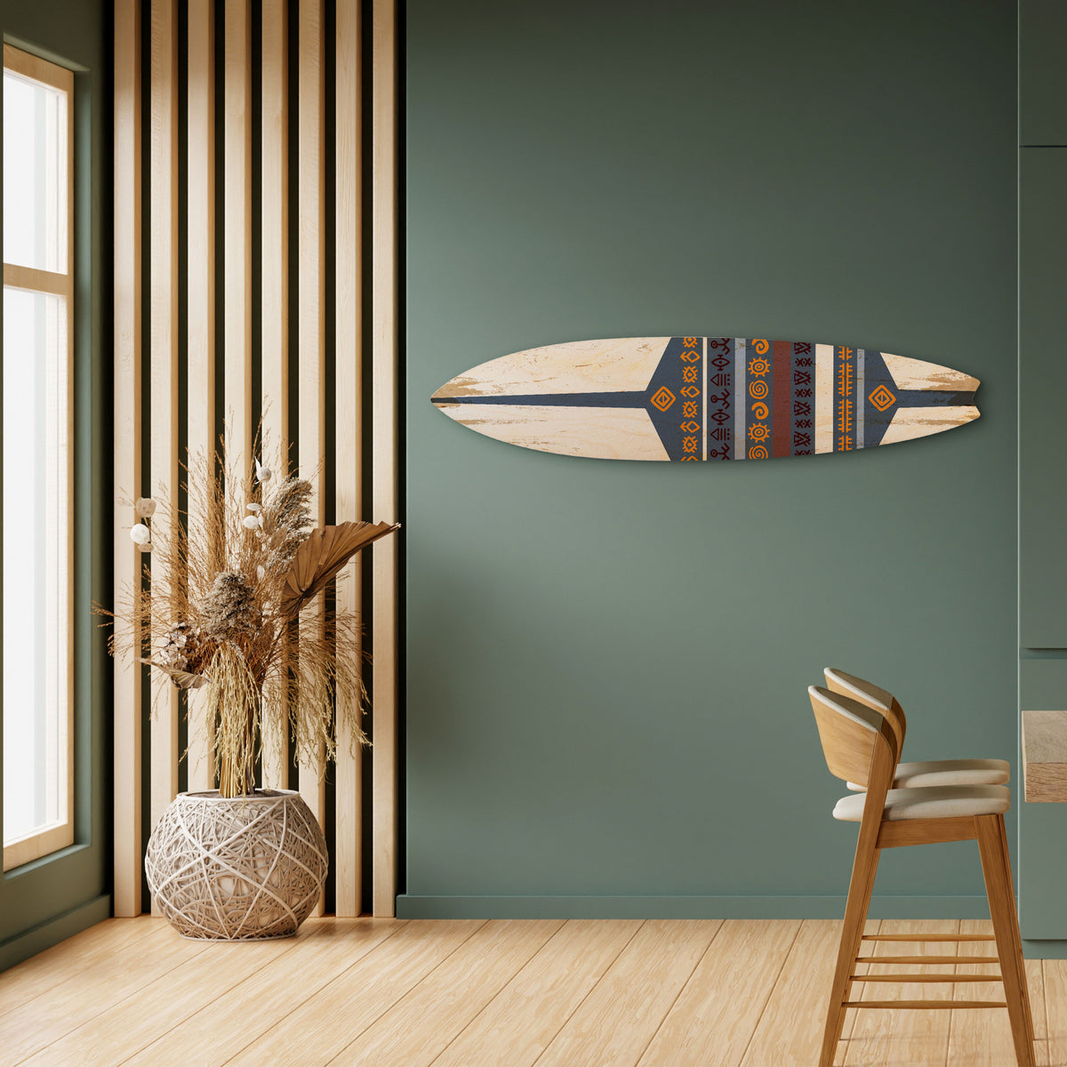 AFRICAN VINTAGE Surfboard Decorative Panel