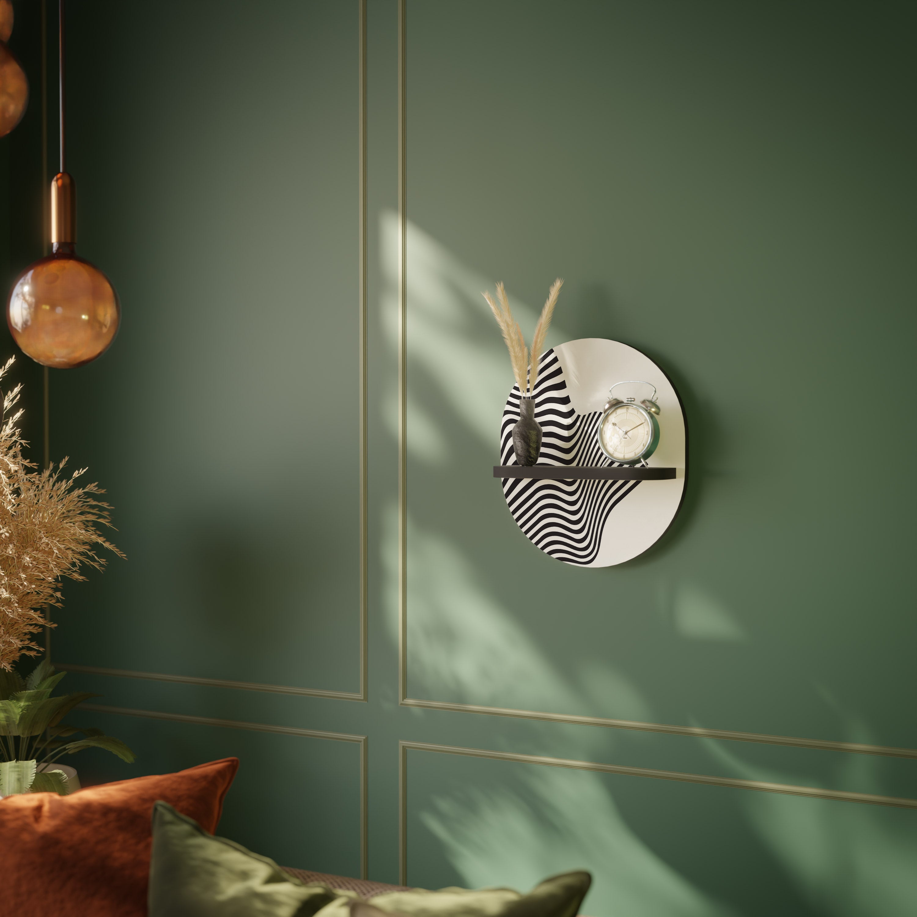 ILLUSIONARY FLOW Decorative Art Shelf