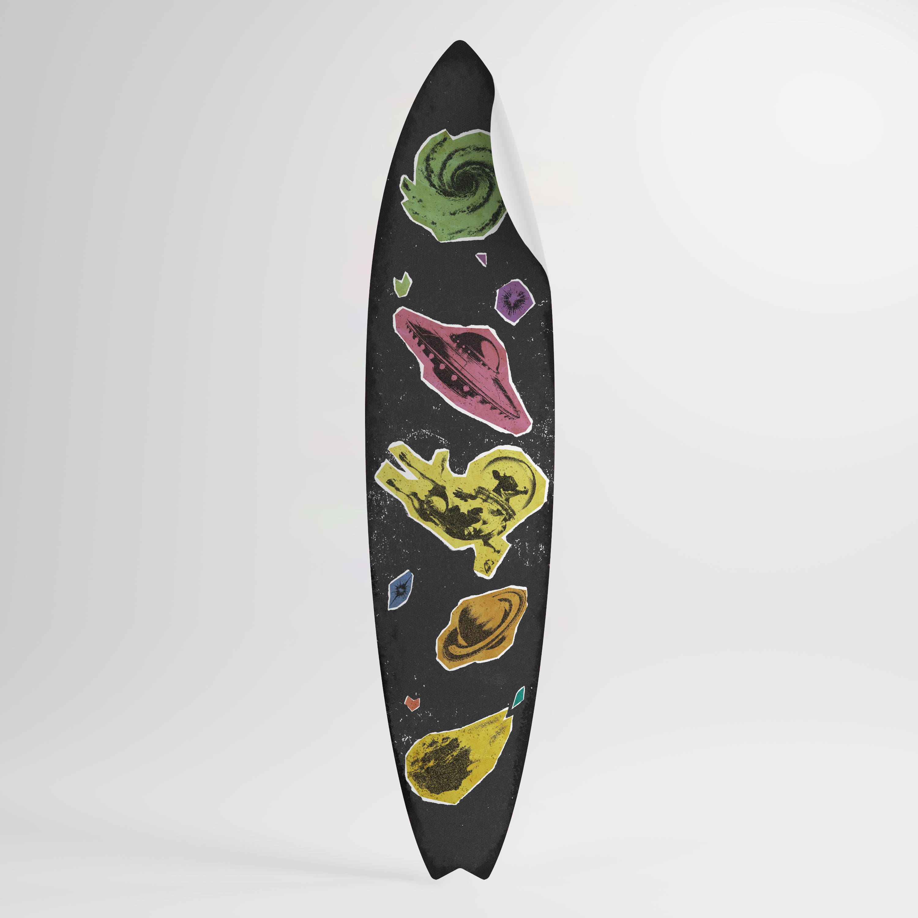 GALAXY MORSEL Peel and Stick Surfboard Sticker