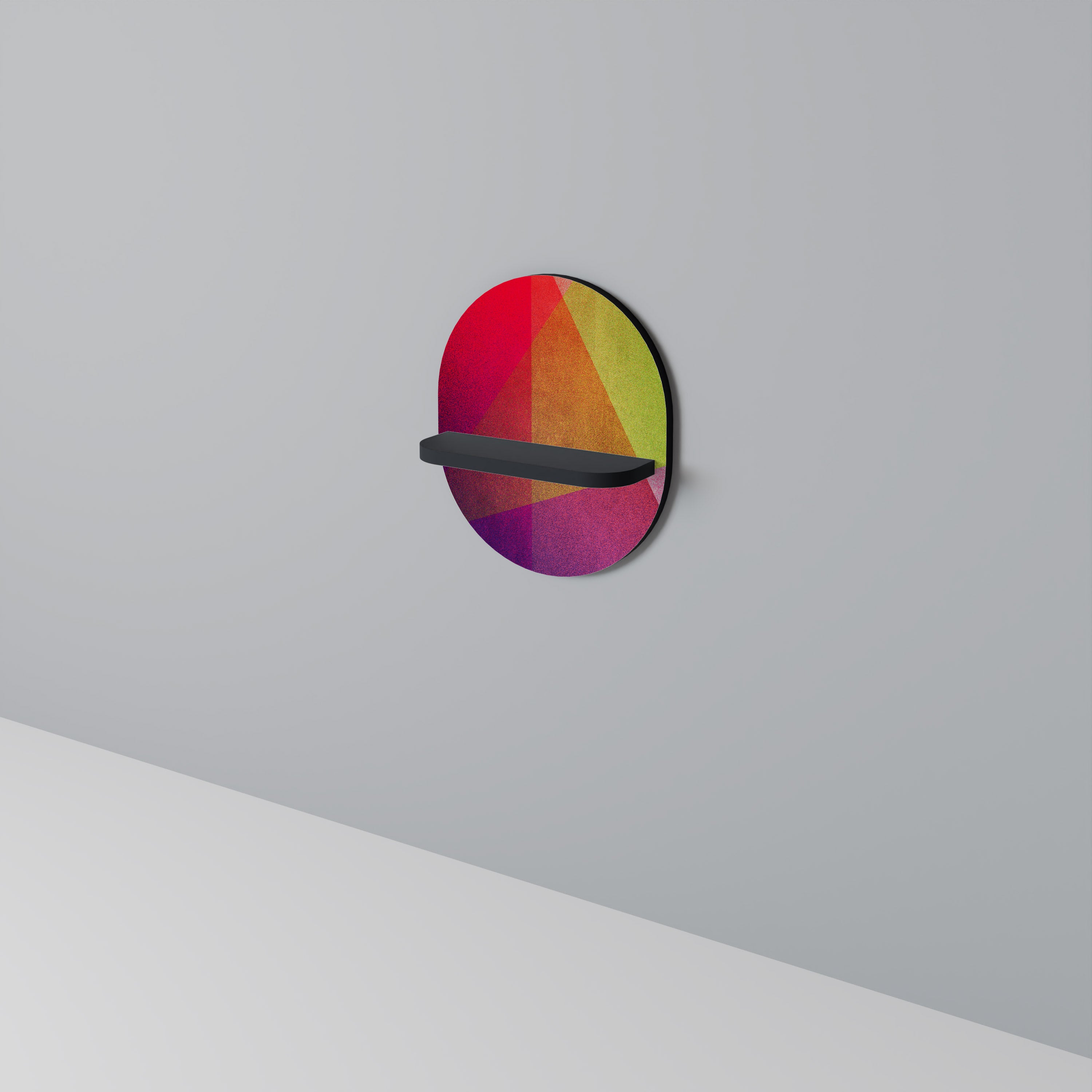 VIVID GEOMETRY Art Shelf