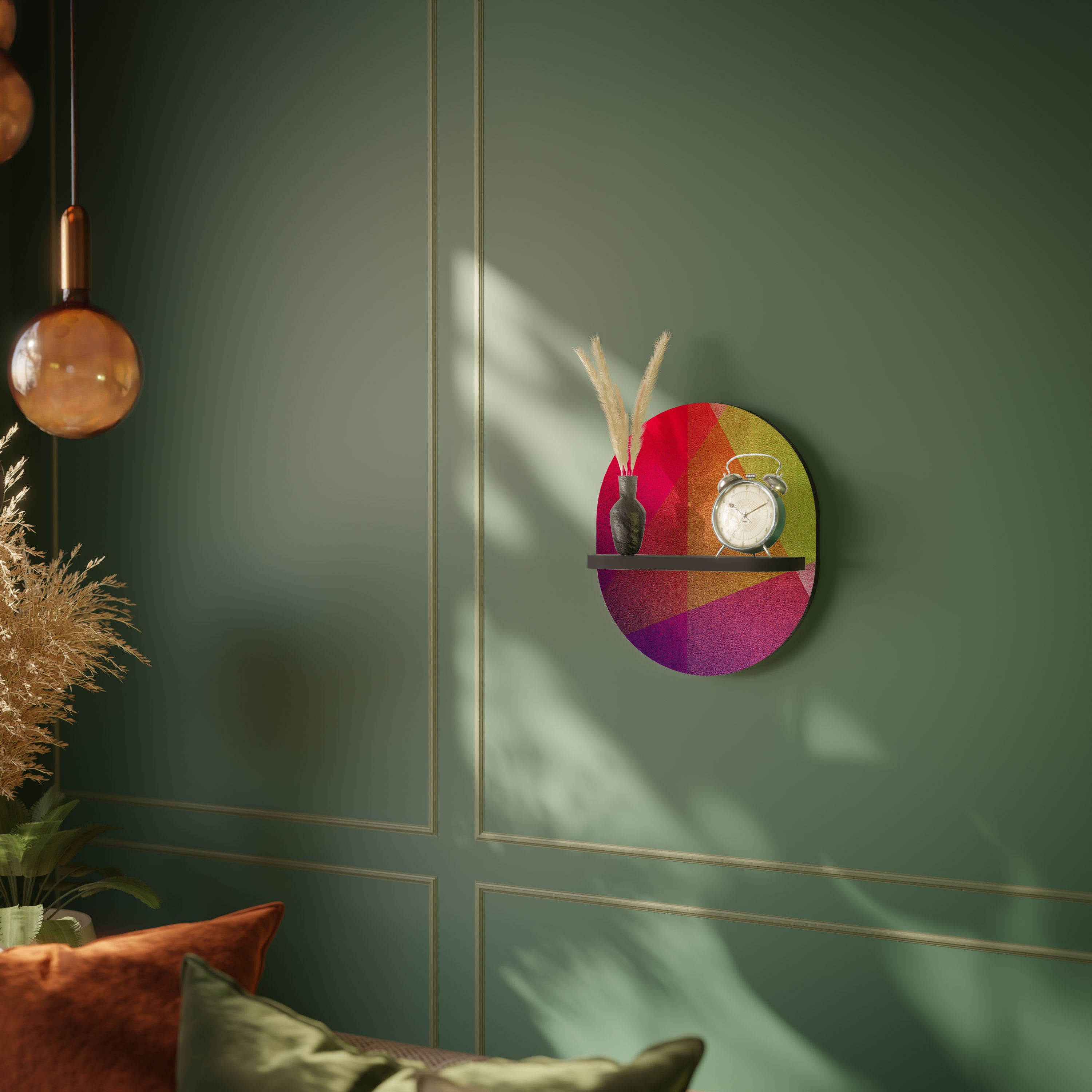 VIVID GEOMETRY Decorative Art Shelf