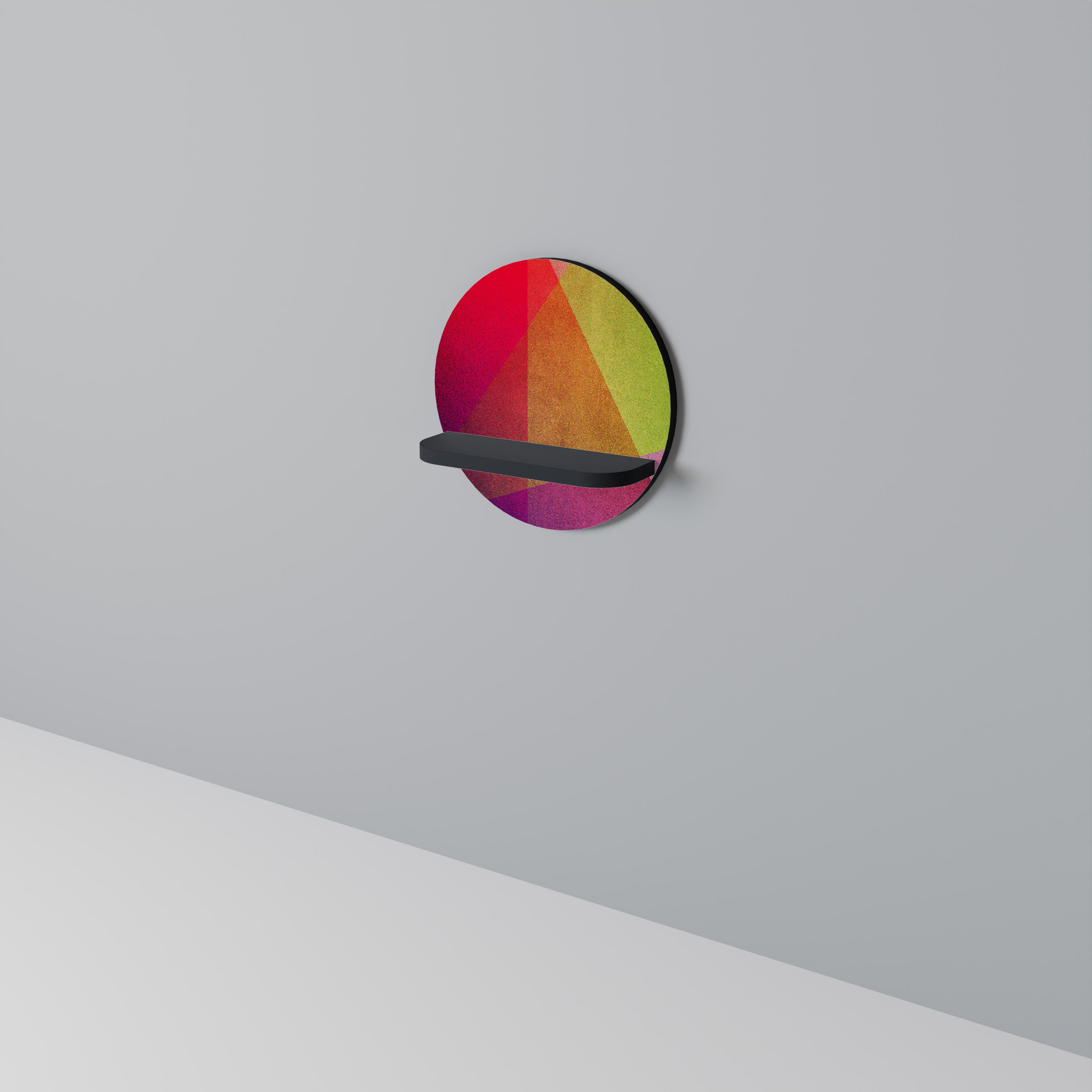 VIVID GEOMETRY Art Shelf
