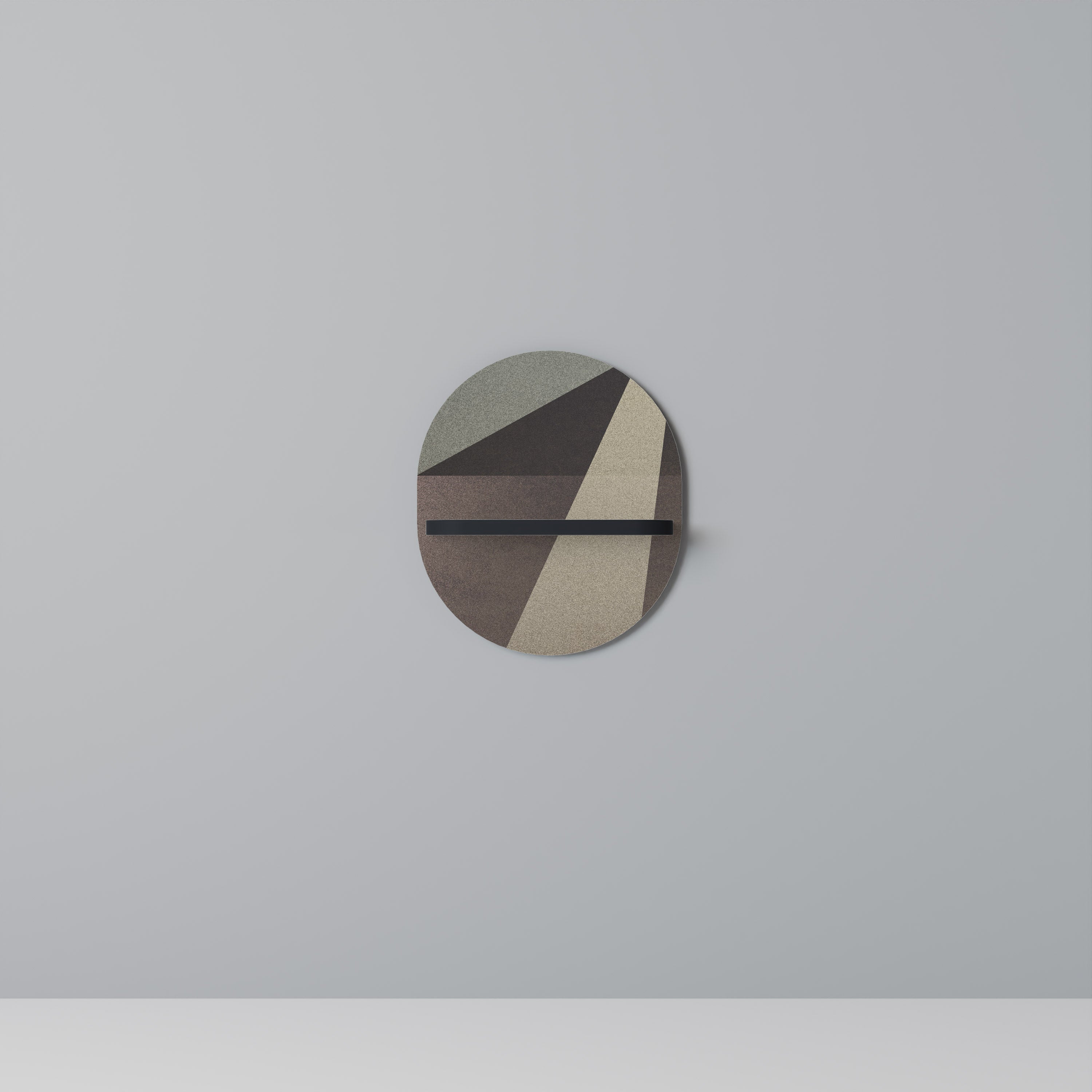 BEIGE GEOMETRY Decorative Art Shelf