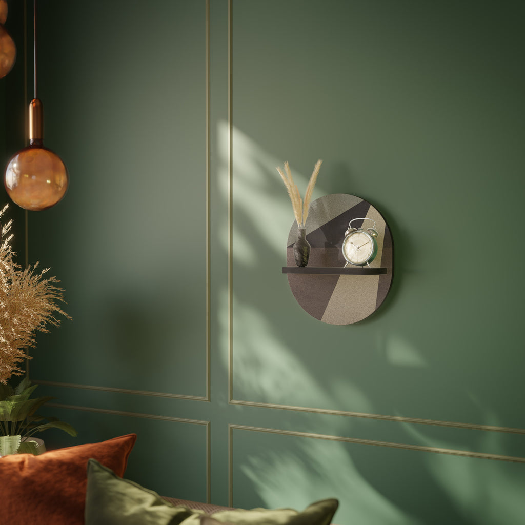 BEIGE GEOMETRY Decorative Art Shelf