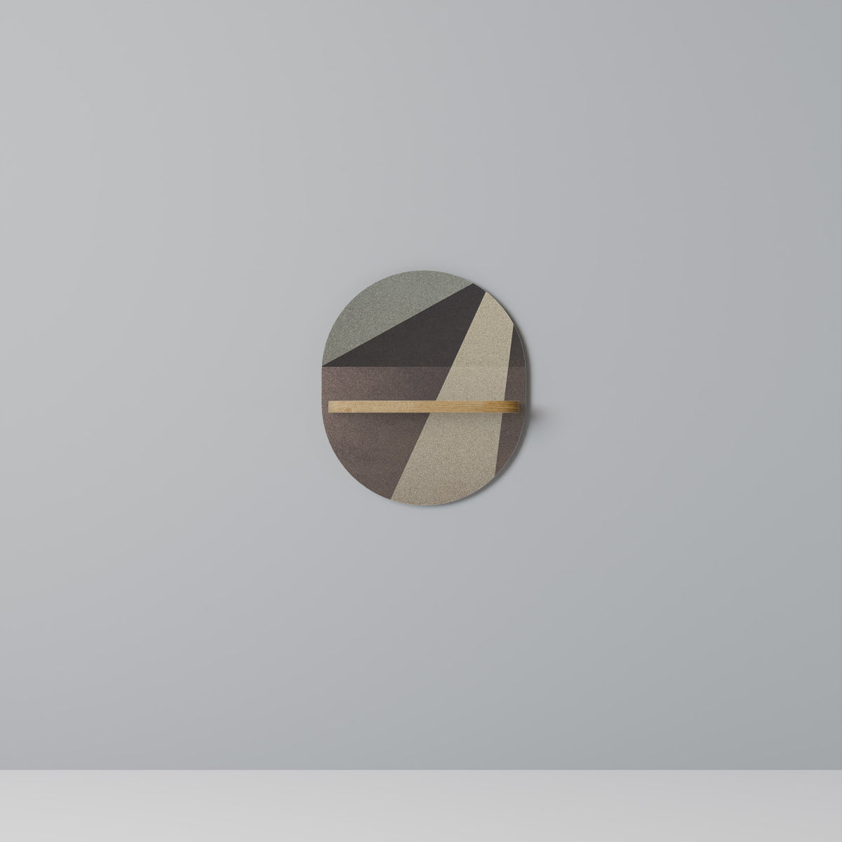 BEIGE GEOMETRY Dekoratives Wandregal