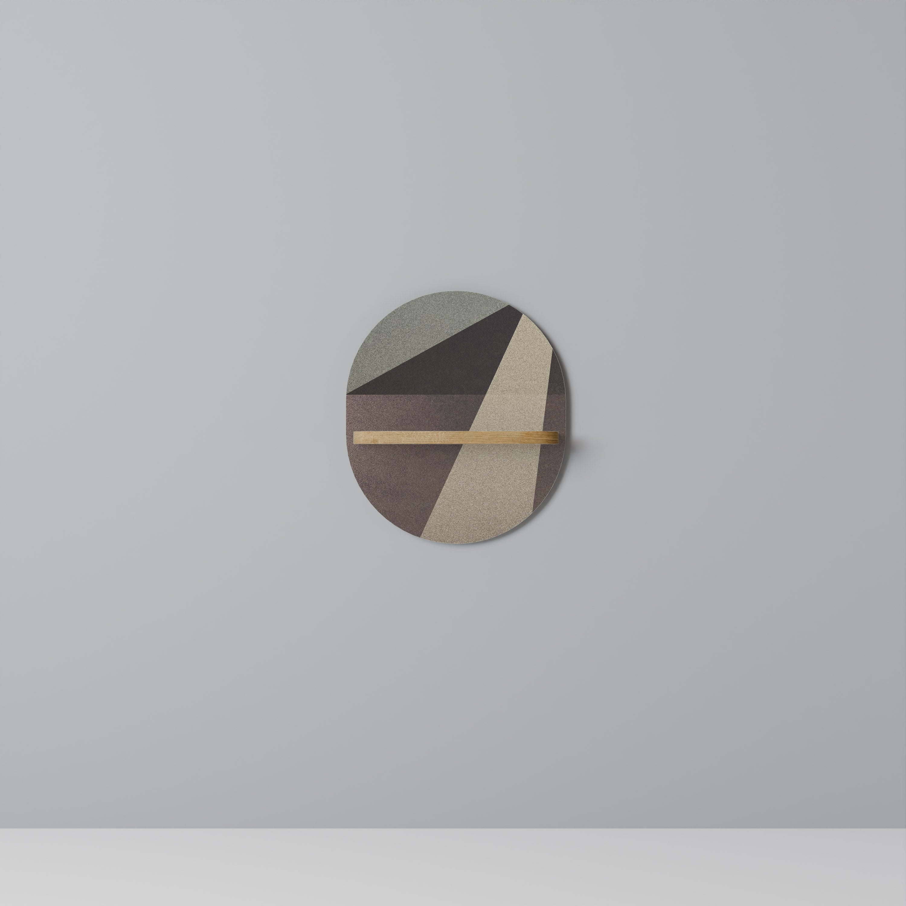 BEIGE GEOMETRY Decorative Art Shelf