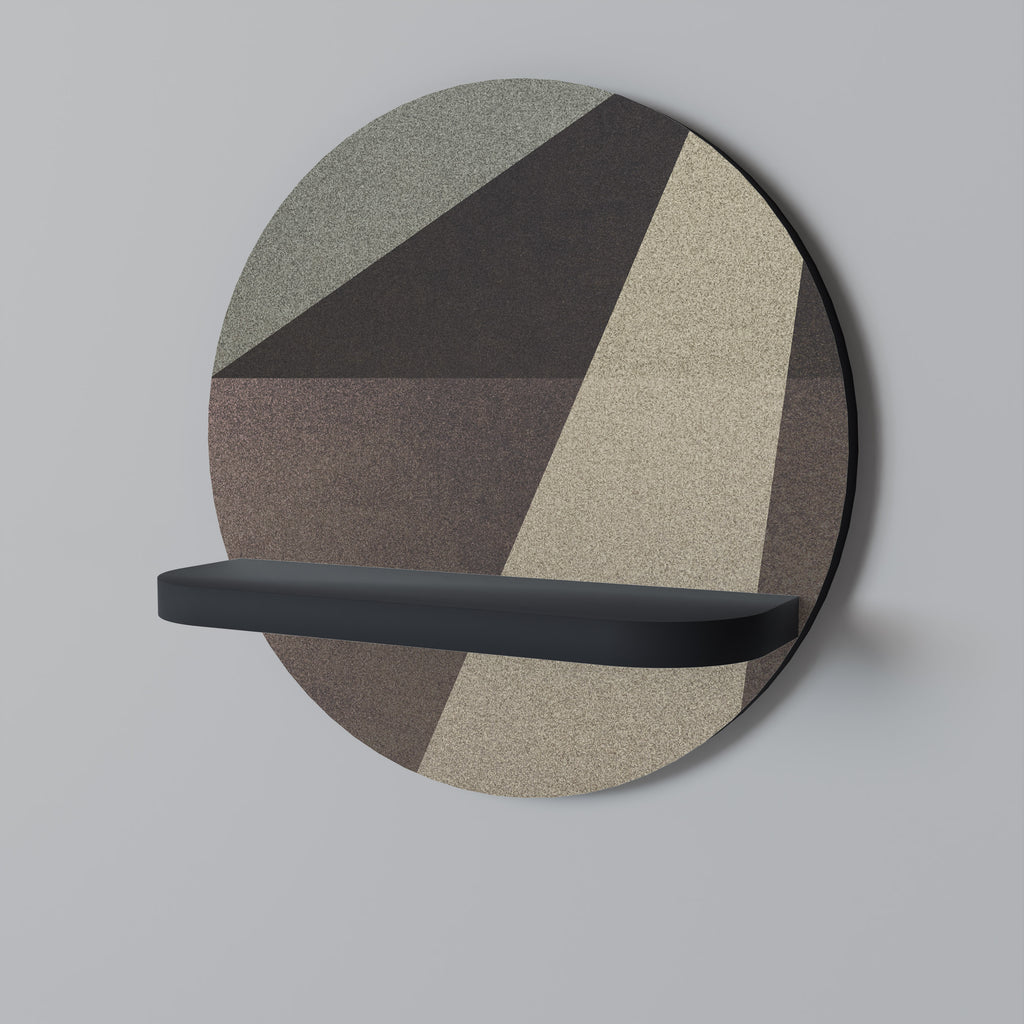 BEIGE GEOMETRY Decorative Art Shelf