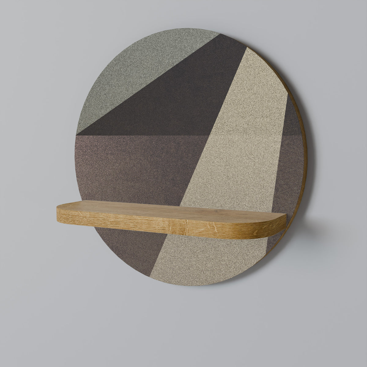 BEIGE GEOMETRY Dekoratives Wandregal