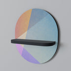 BRIGHT GEOMETRY Decorative Art Shelf