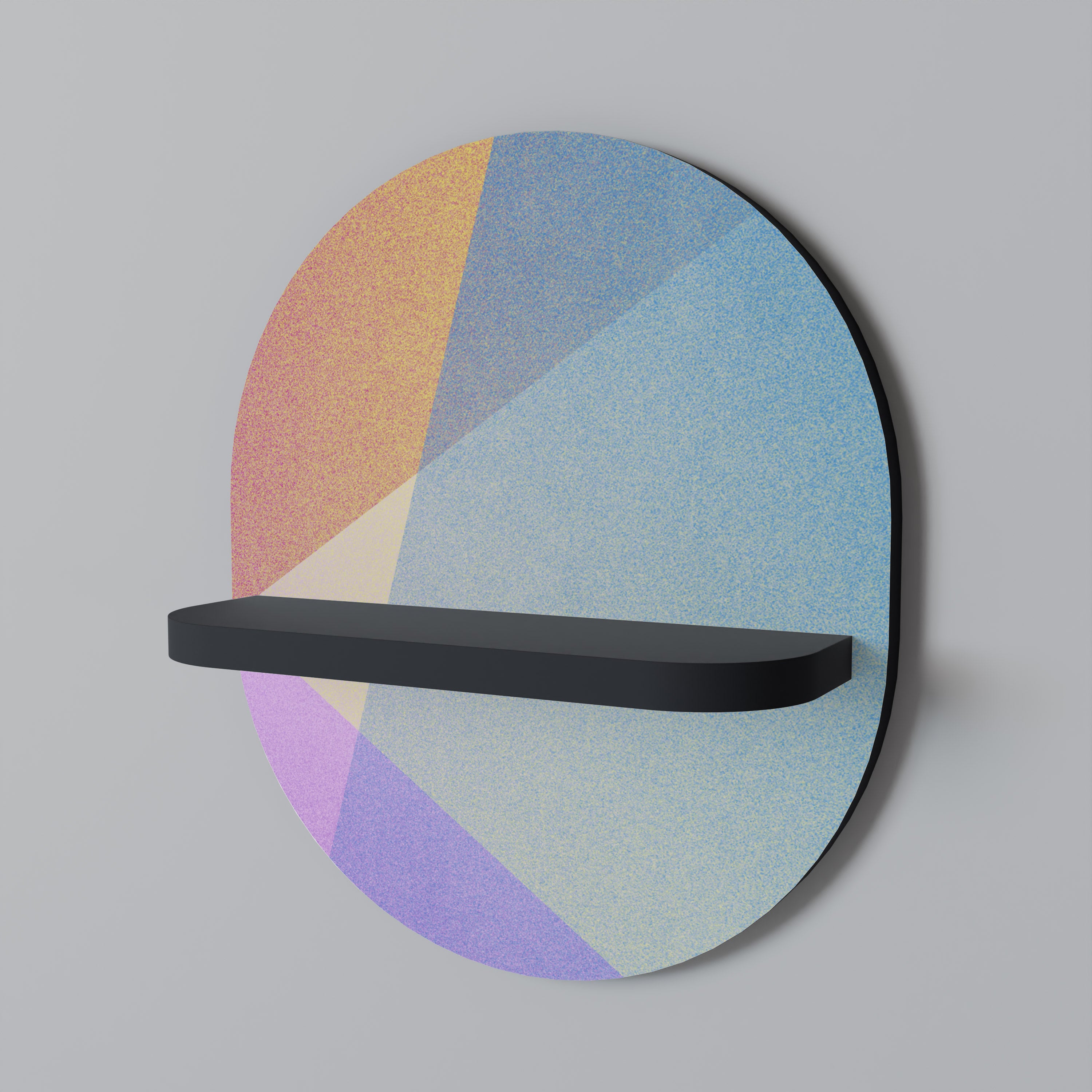 BRIGHT GEOMETRY Decorative Art Shelf