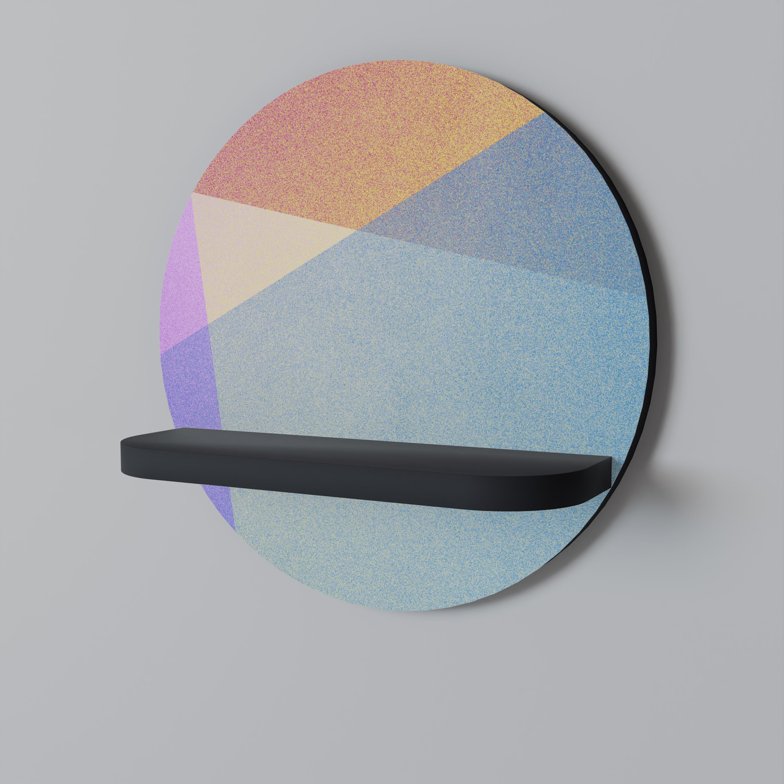 BRIGHT GEOMETRY Decorative Art Shelf